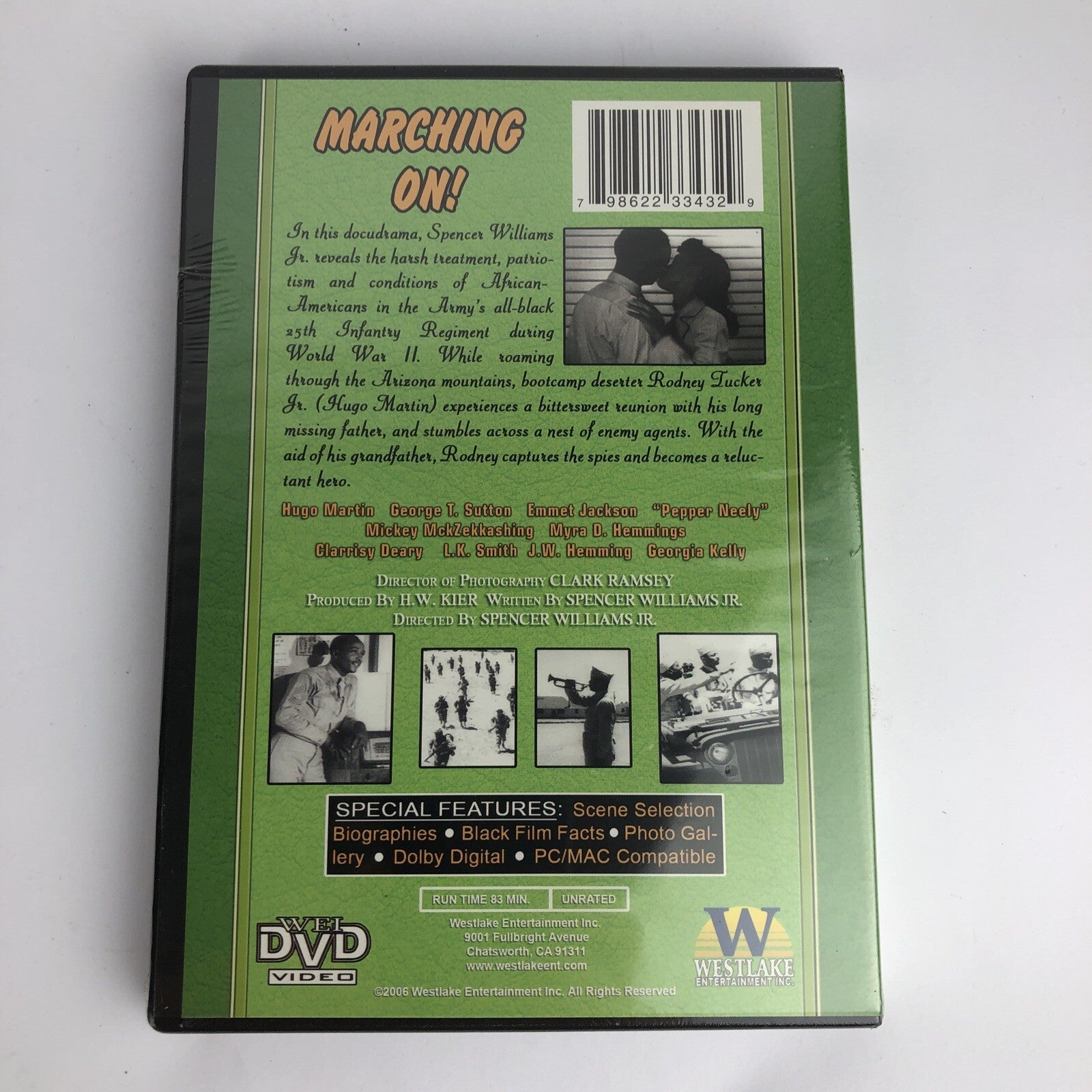 Marching On DVD 1943 - Where's My Man Tonight - RARE Spencer Williams * RARE *