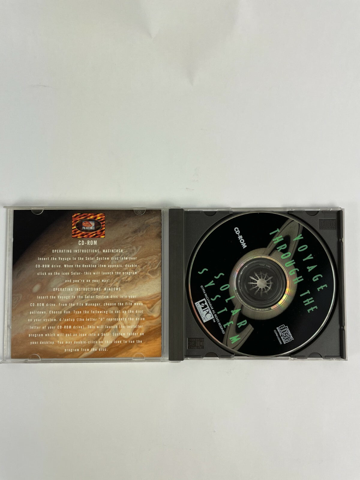 Voyage Through The Solor System CD Launch into Cyber Space Reality