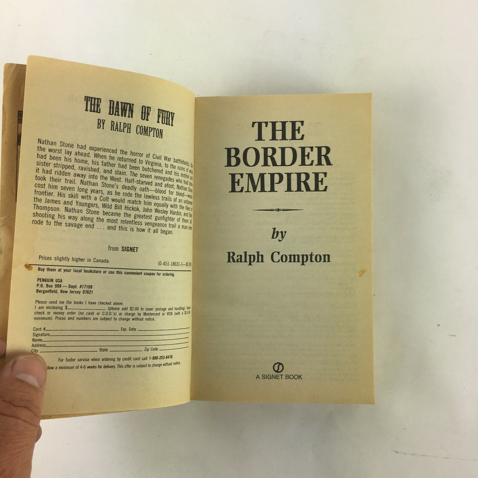 Ralph Compton The Border Empire Author of The Autumn of the Gun