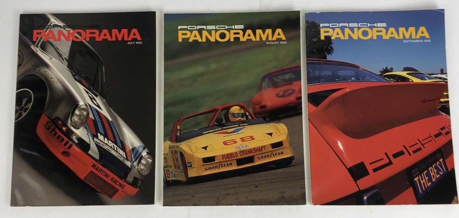 Porsche Club of America Panorama Magazine LOT - 12 issues 1992 Complete LOOK