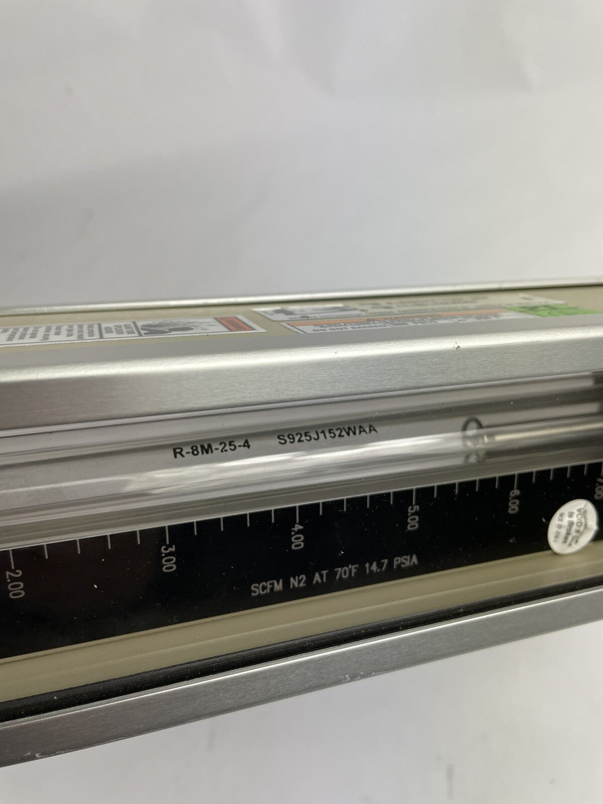 BROOKS INSTRUMENT LIQUID FLOW METER Tube Variable Area Flowmeter AIR
