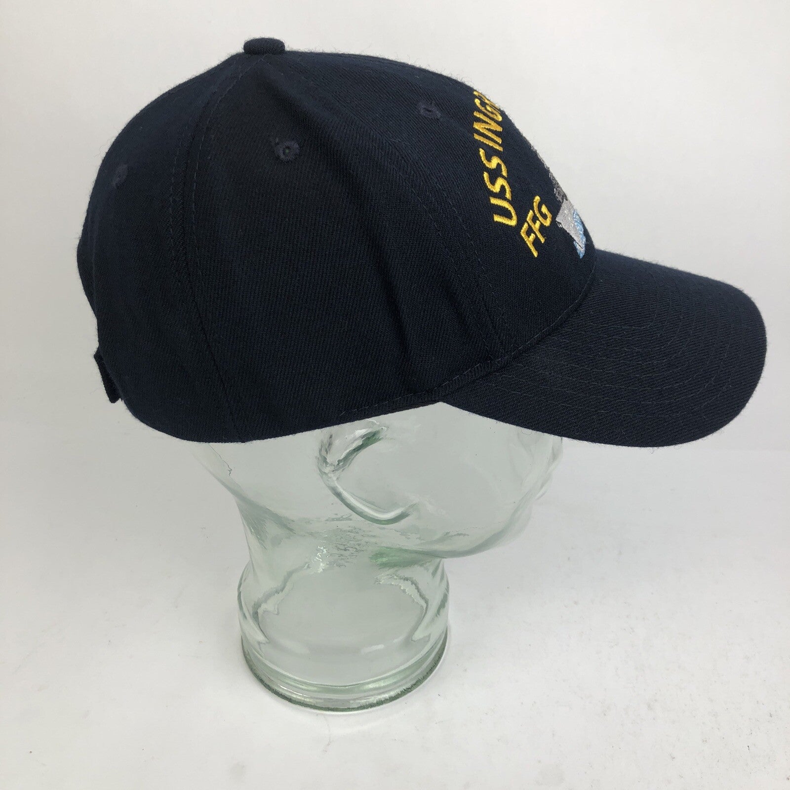 USS INGRAHAM FFG 61 The Corps USA Made Navy Baseball Cap Hat Adjustable - LOOK