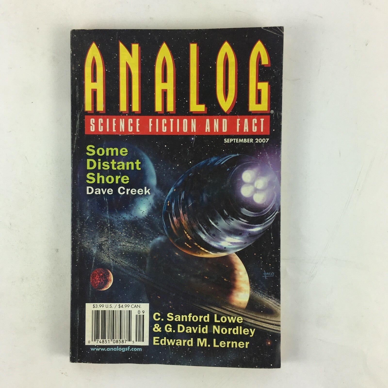 September 2007 Analog Science Fiction Fact Magazine Some Distant Shore DaveCreek
