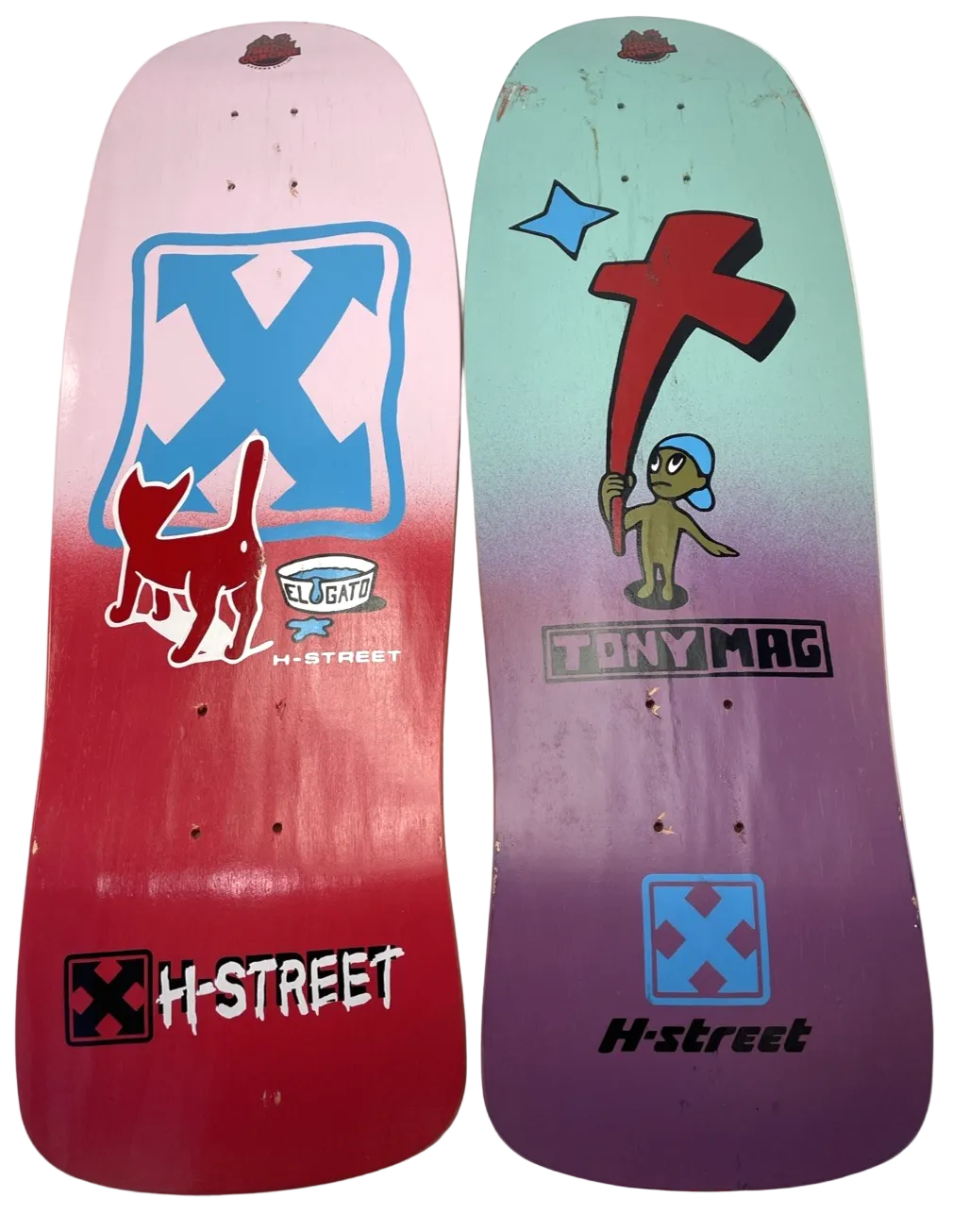 H-Street Eddie Elguera Tony Magnusson Hell Concave 80s reissue skateboard deck