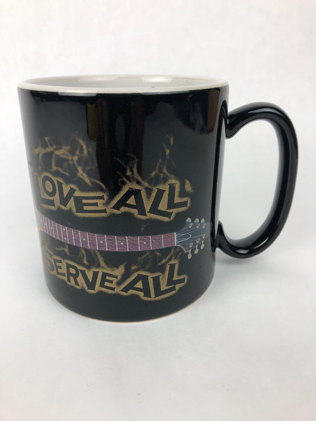 Large Hard Rock Cafe Newport Beach Oversized Coffee Cup Mug Love All Serve All