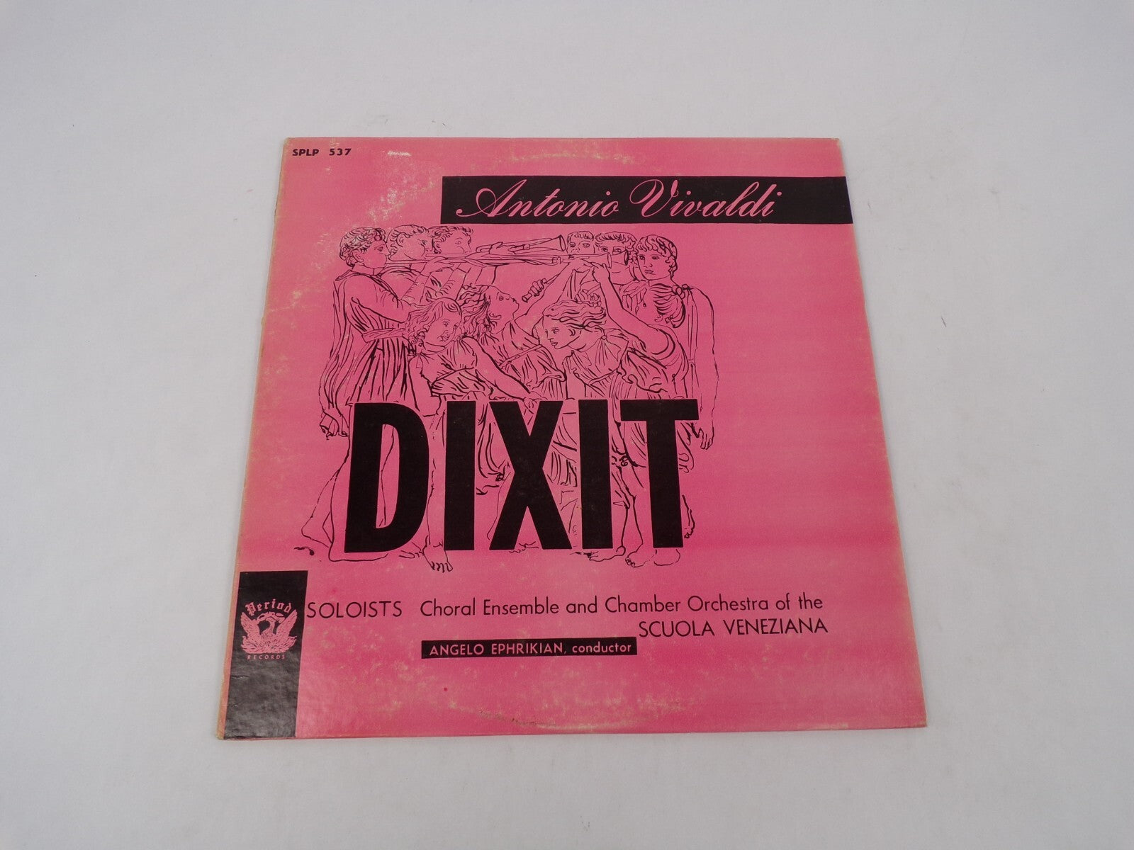 Antonio Vivaldi Dixit Marcello Cortis Chorus & Chamber Orchestra Vinyl Record