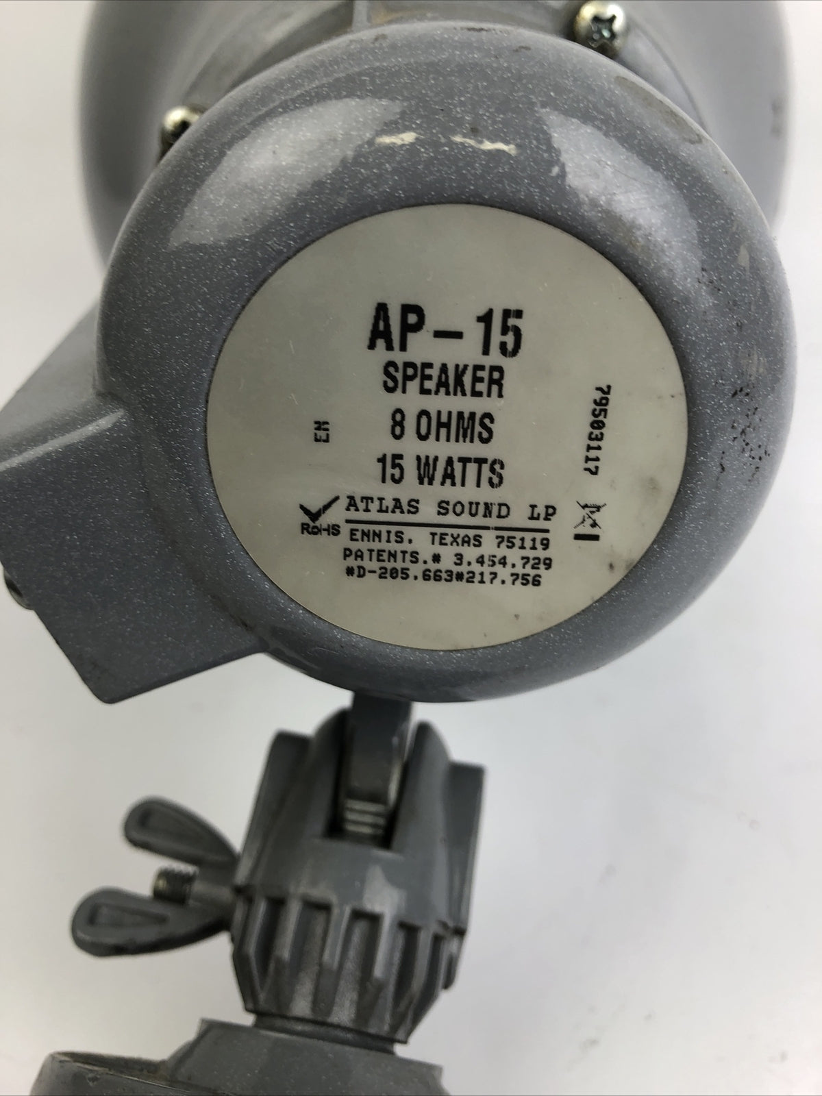 Atlas Sound LP USA AP-15 Horn Speaker, Loudspeaker - 8 OHMS 15 WATT C