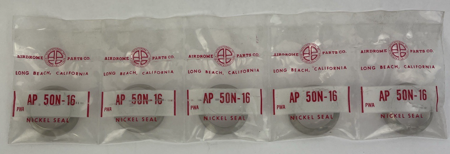 OEM AIRDROME Parts Co. U.S.A. AP 50N-16 Conical Seal AP50N16 ( Pack of 5)