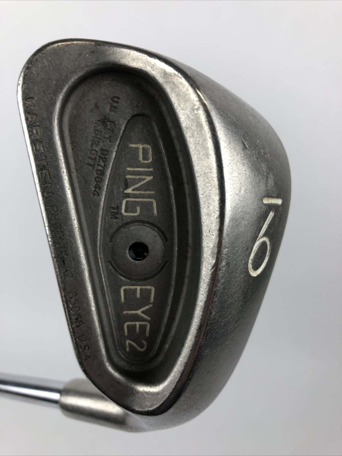 RH Ping Eye 2 Black Dot Single 9 Iron Stiff ZZ Lite Shaft w Chamois Jumbo Gripe