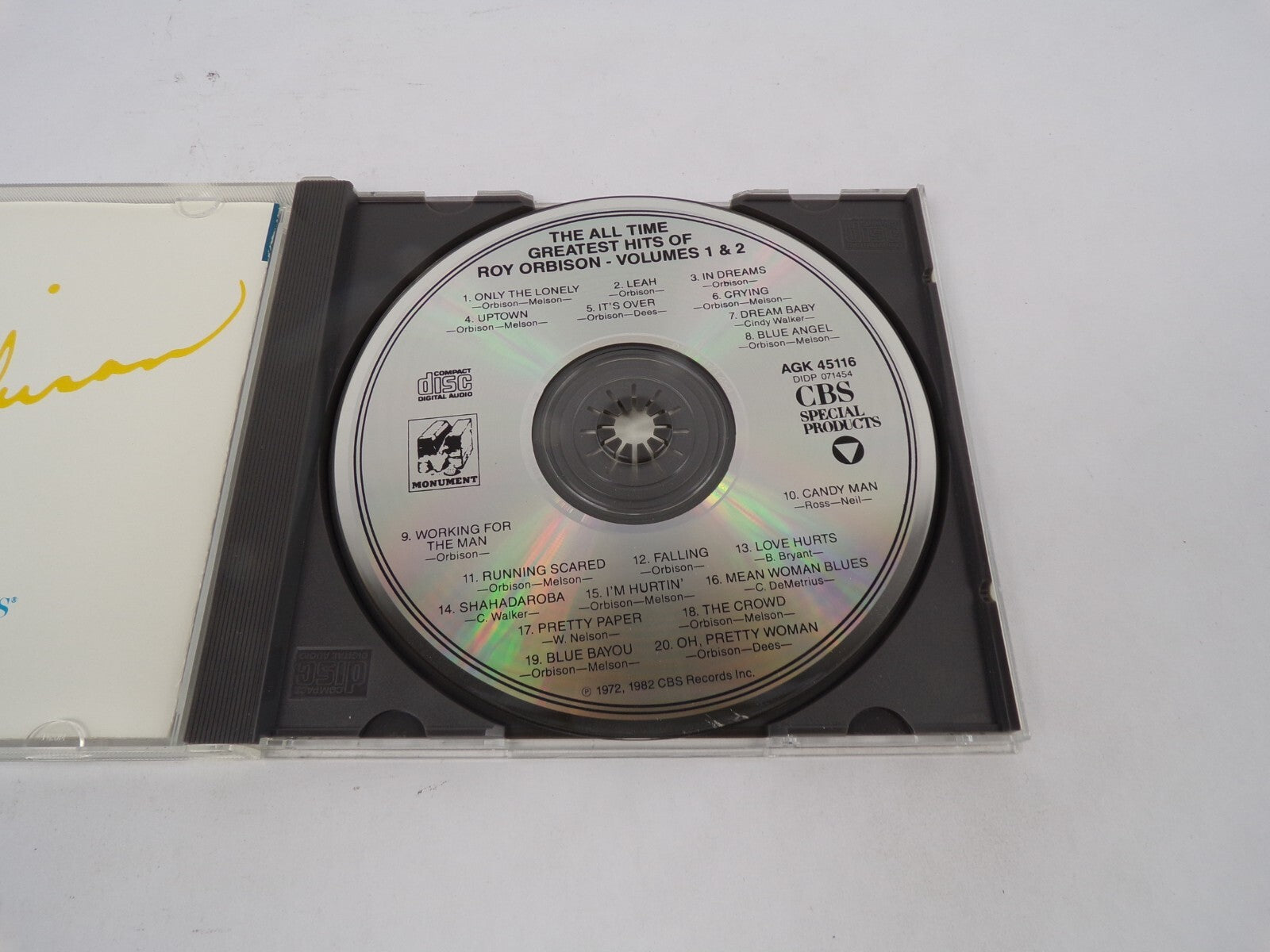 The All-Time Greatest Hits Of Roy Orbison Only The Lonely Leah In Dreams CD#67