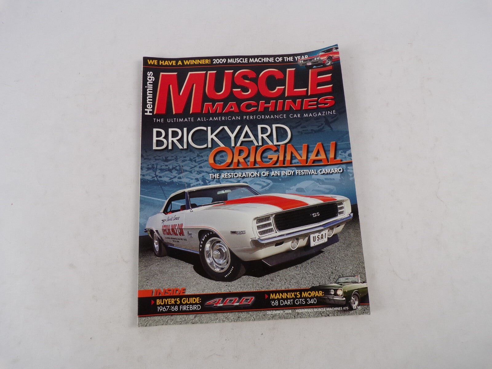 December 2009 Muscle Machines Magazine Brickyard Original The Restoration Of An