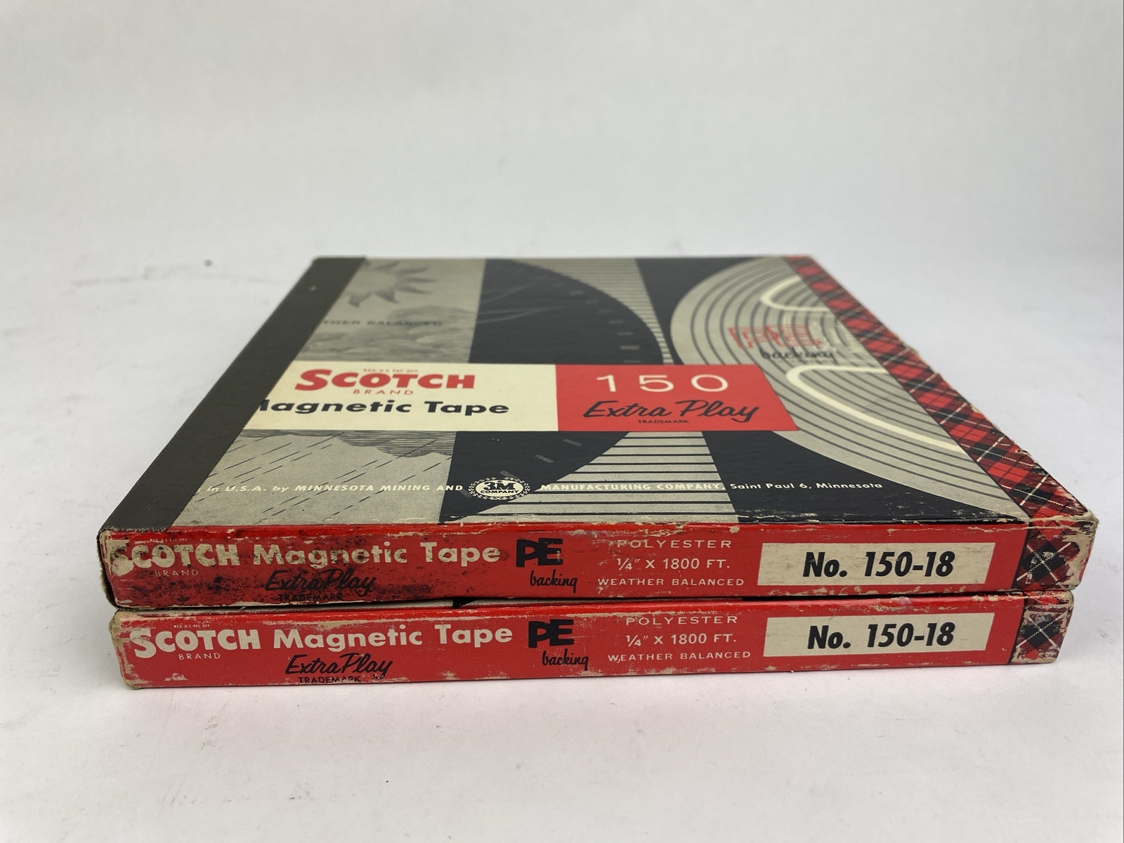 Lot of 2 x Scotch Brand Magnetic Tape 150 Extra Play Monkees Association LOOK