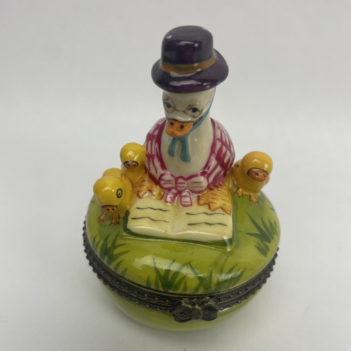 8 x Vintage Trinket Boxes Ceramic Christmas Beach Woody Mother Goose Mermaid