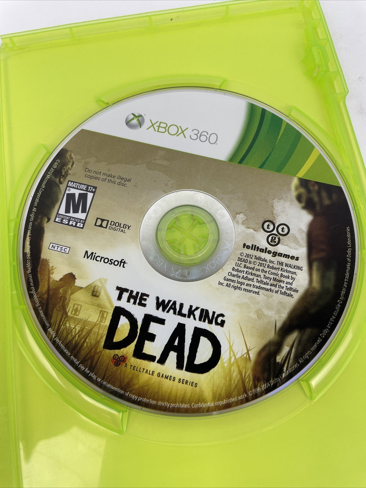 XBOX 360 - The Walking Dead: A Telltale Games Series 2012 17+ VGC Guaranteed