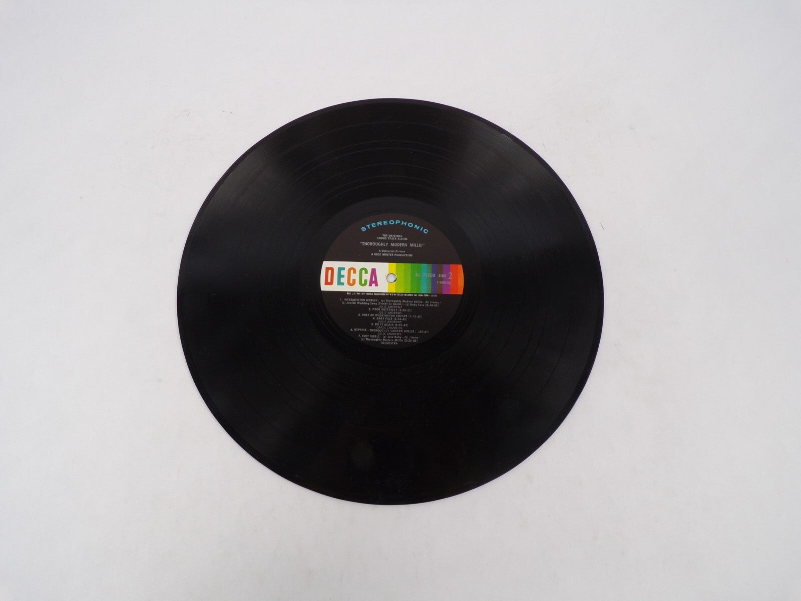 Thoroughly Modern Millie Baby Face Jimmy The Tapioca Jazz Baby Vinyl Record