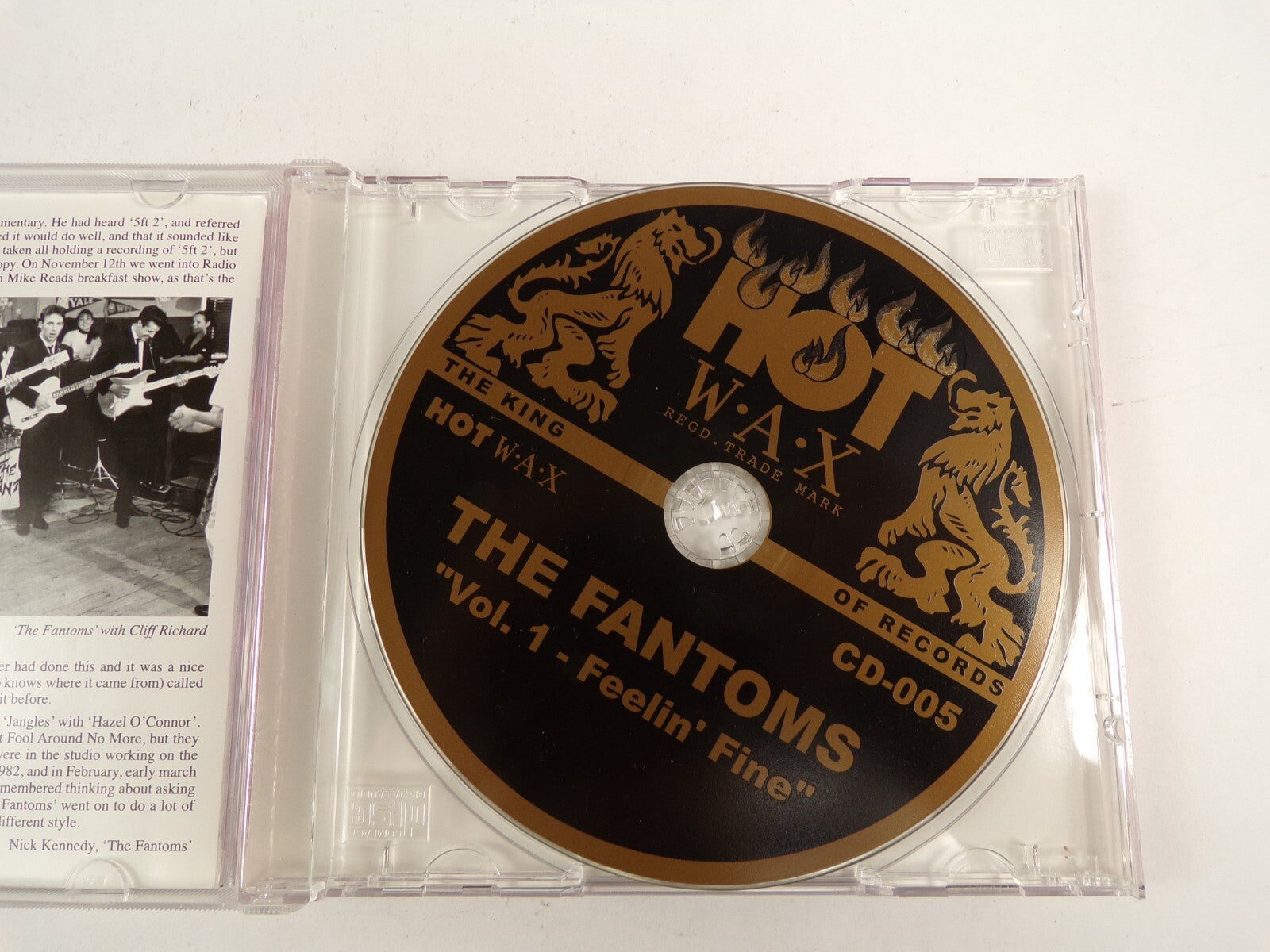 The Fantoms Vol 1 Feelin' Fine Five Foot Two Fabulous Cure Dynamite CD#44