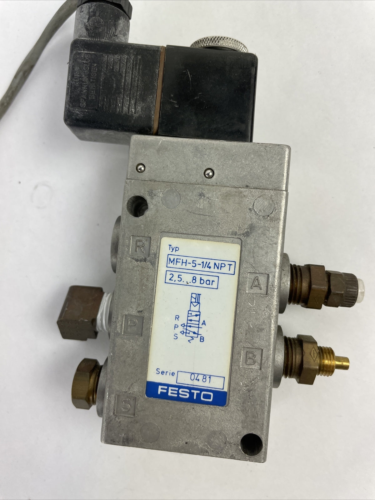 Festo MFH-5-1/4 NPT Solenoid Valve