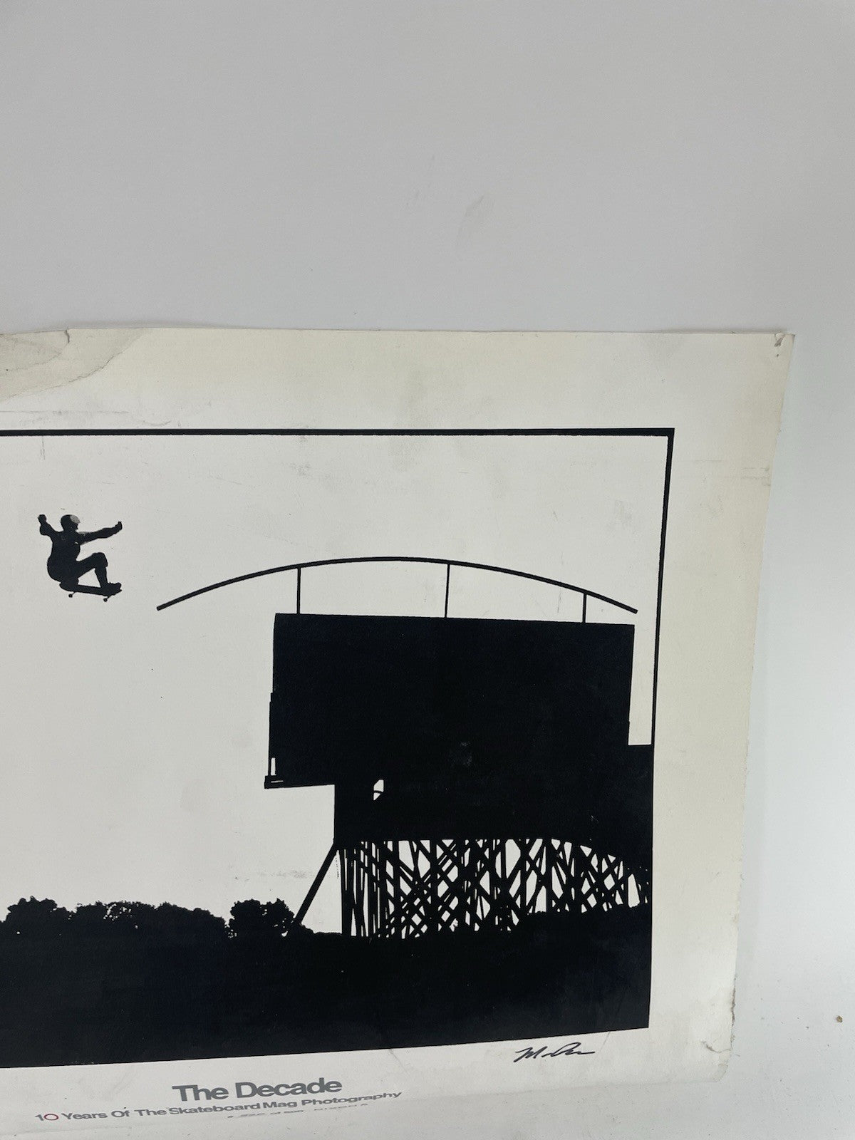 The Skateboard Mag 10th Annaversary Danny Way Silk Screened Poster #320 of 500