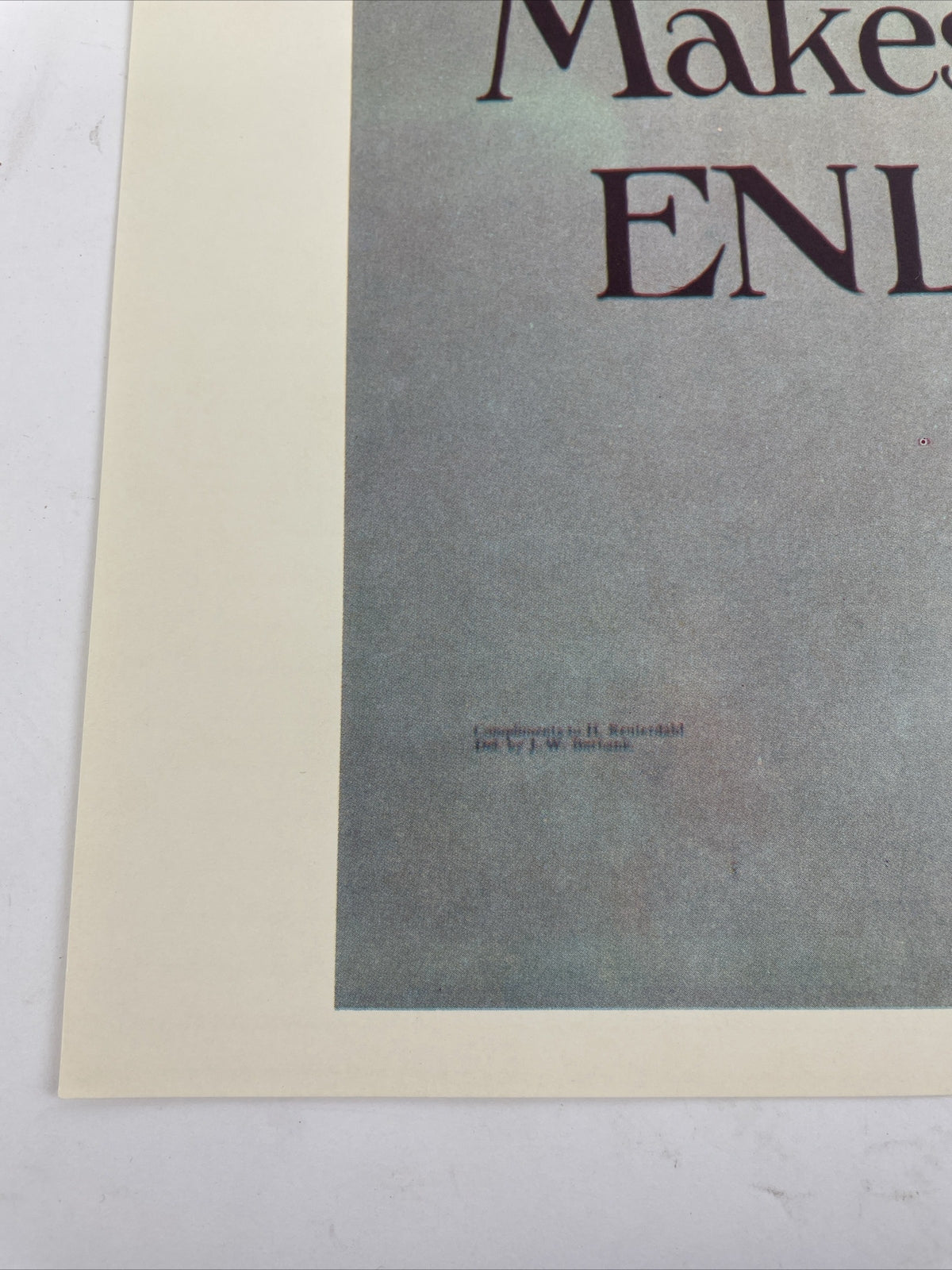 THE VALIANT SPIRIT OF OUR NAVY 20"X 16" Enlistment Poster ( 1932 pre-WWII ) REPO