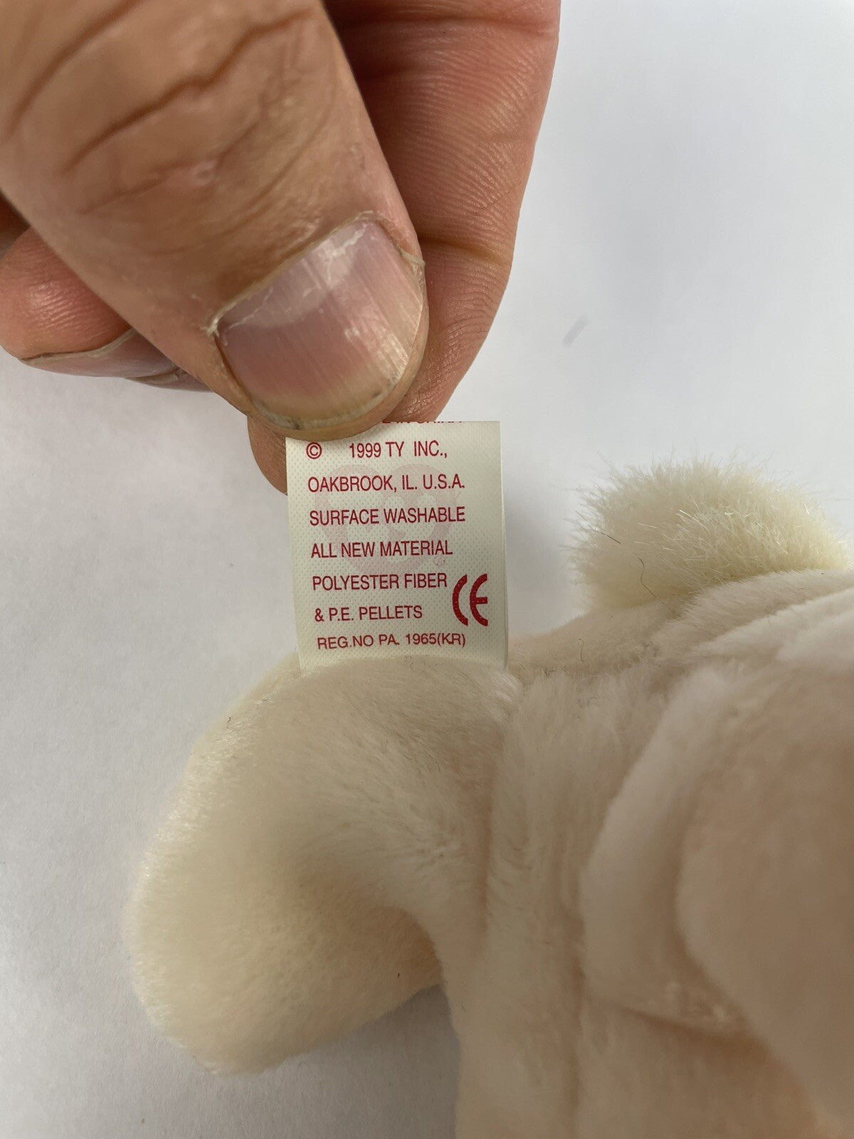 Ty Beanie Baby Nibbler The Rabbit Collectible Plush Retired Vintage Original New