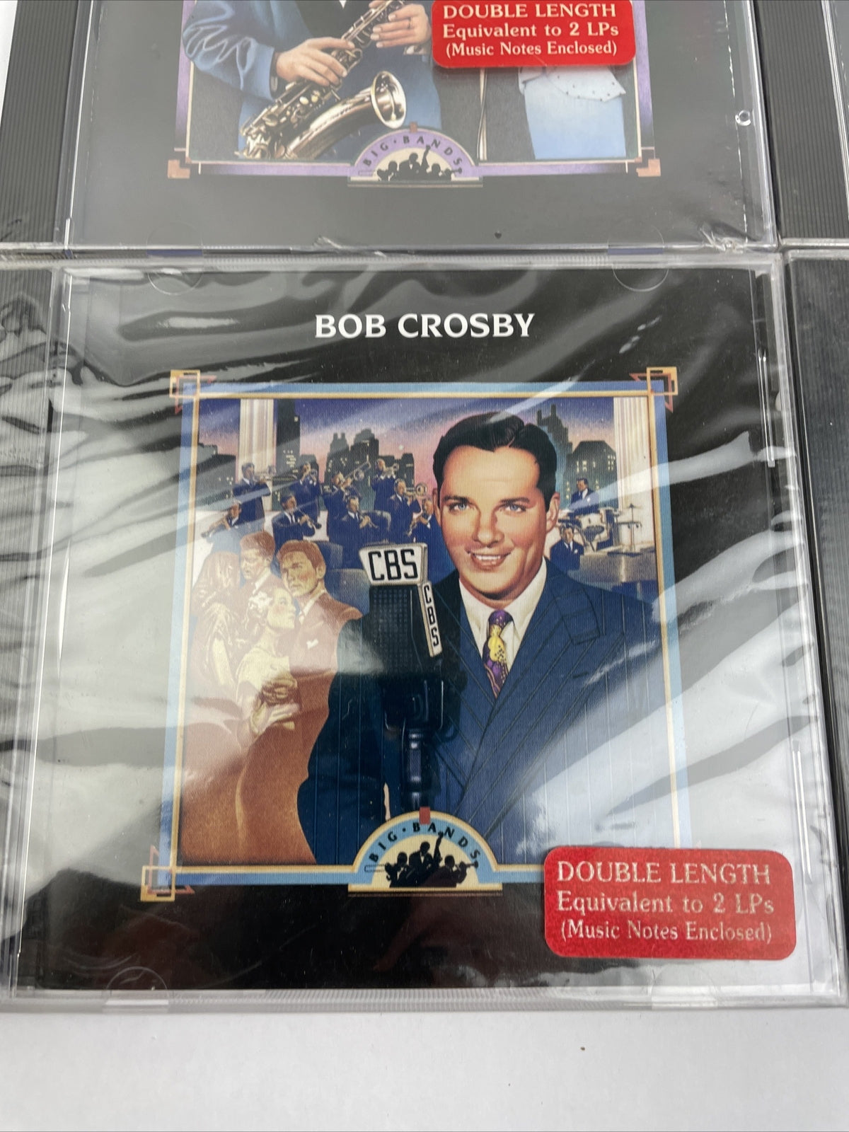 Lot of 6 x Time-Life Big Bands Sealed Hype Stickers Crosby Brown Dorsey CD #72