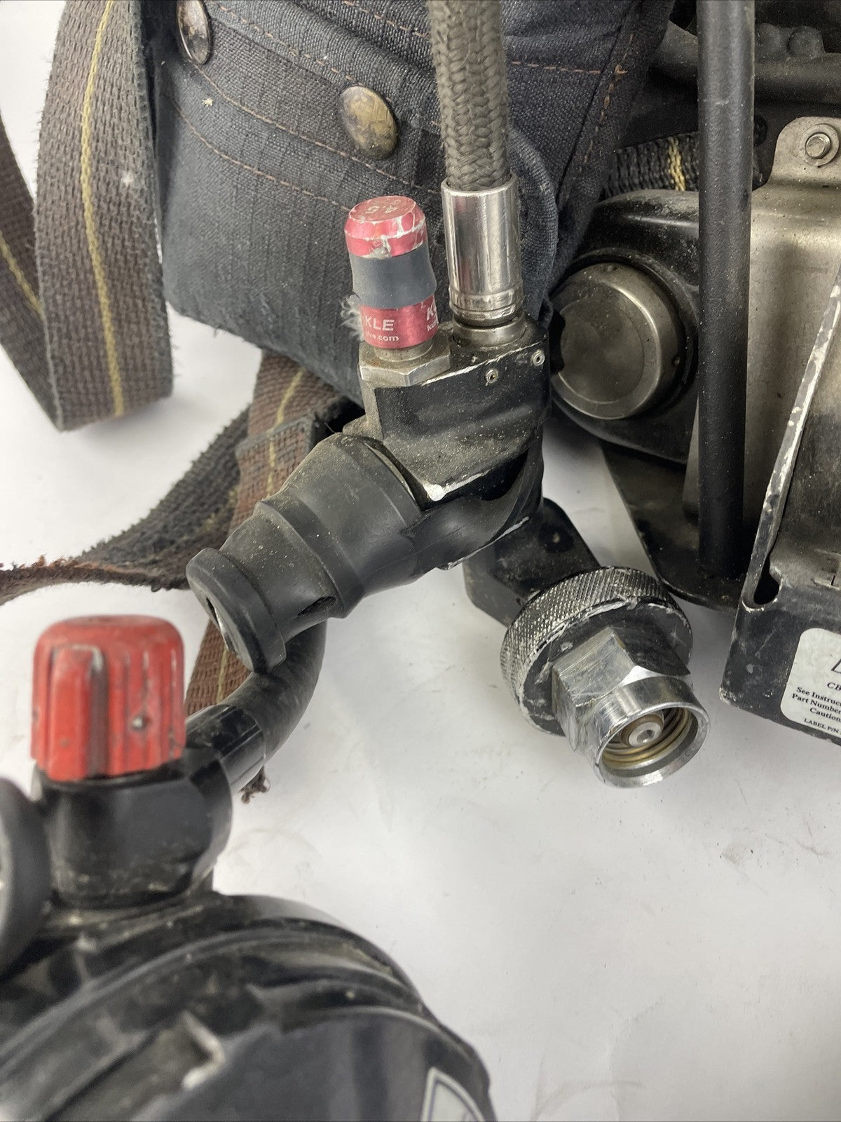 SCOTT SAFETY 4.5 4500 SCBA Air Pack Harness EZ-Flow Air Pak Plus with Sensor k