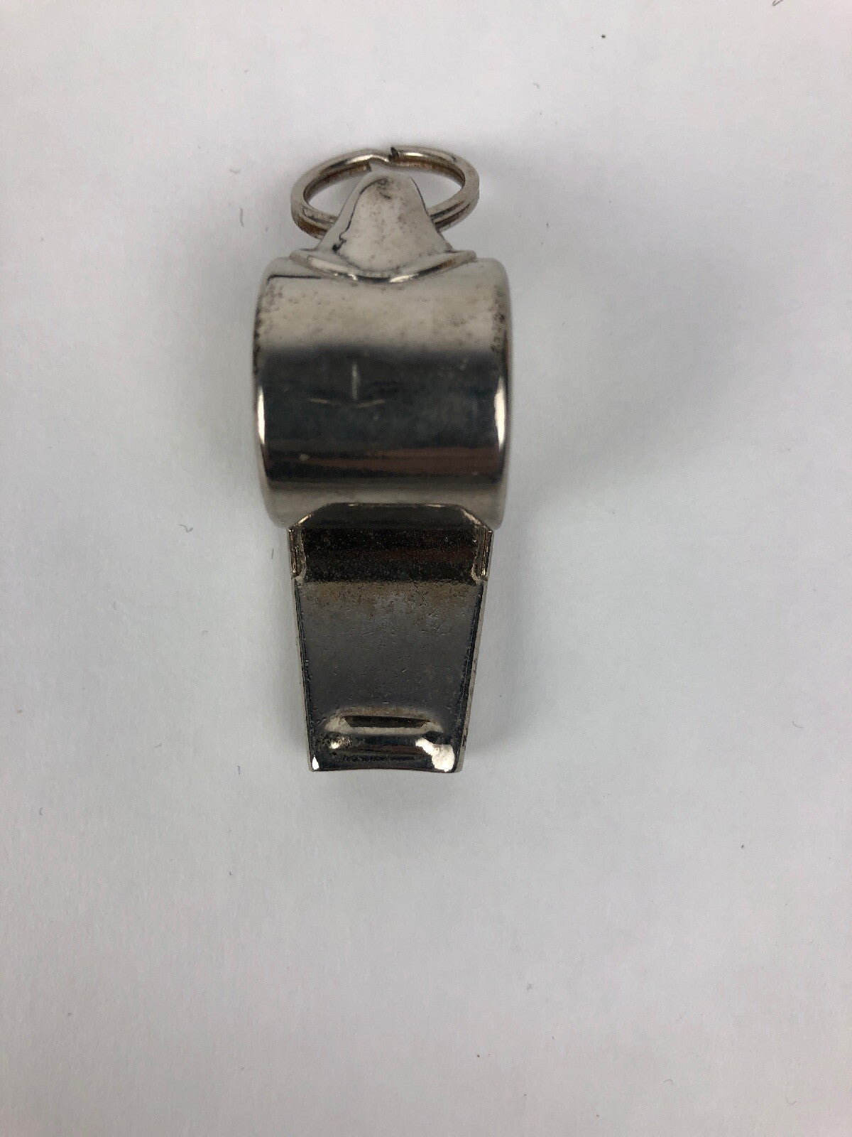 THE ACME THUNDERER Solid Brass Whistle Chrome Police Made in England Vintage