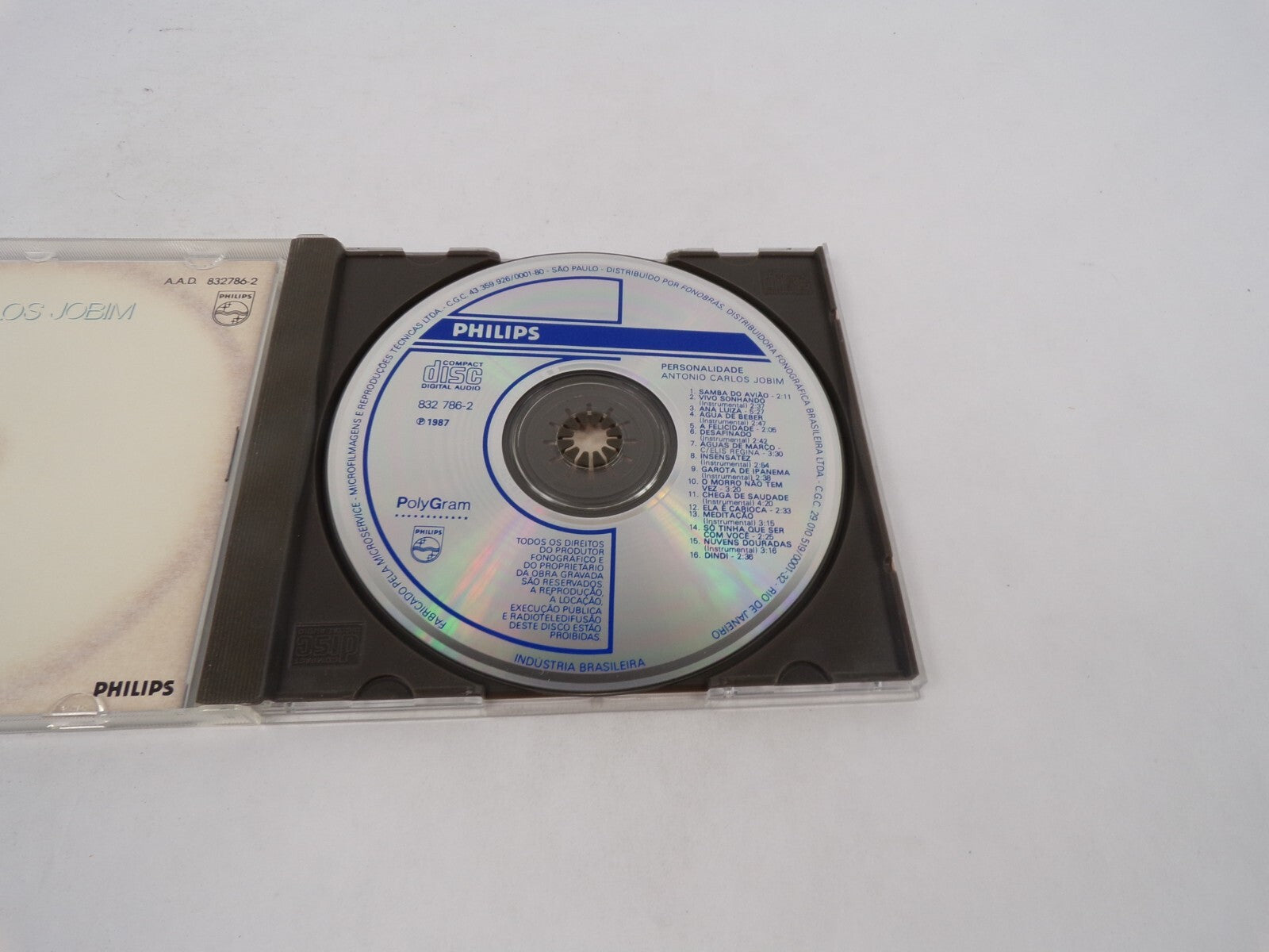 Antonio Carlos Jobim Personalidade Samba Do Aviao Vivo Sonhando Ana Luiza CD#71
