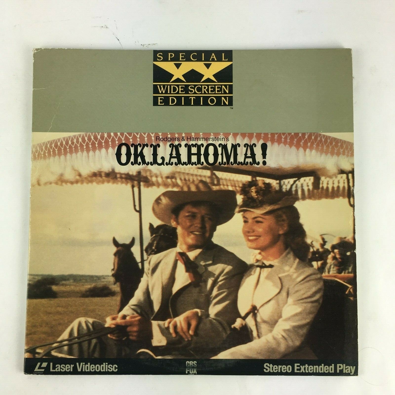 CBS FOX Video Laser Videodisc Rodger&Hammerstein's Oklahoma! Stero Extended Play
