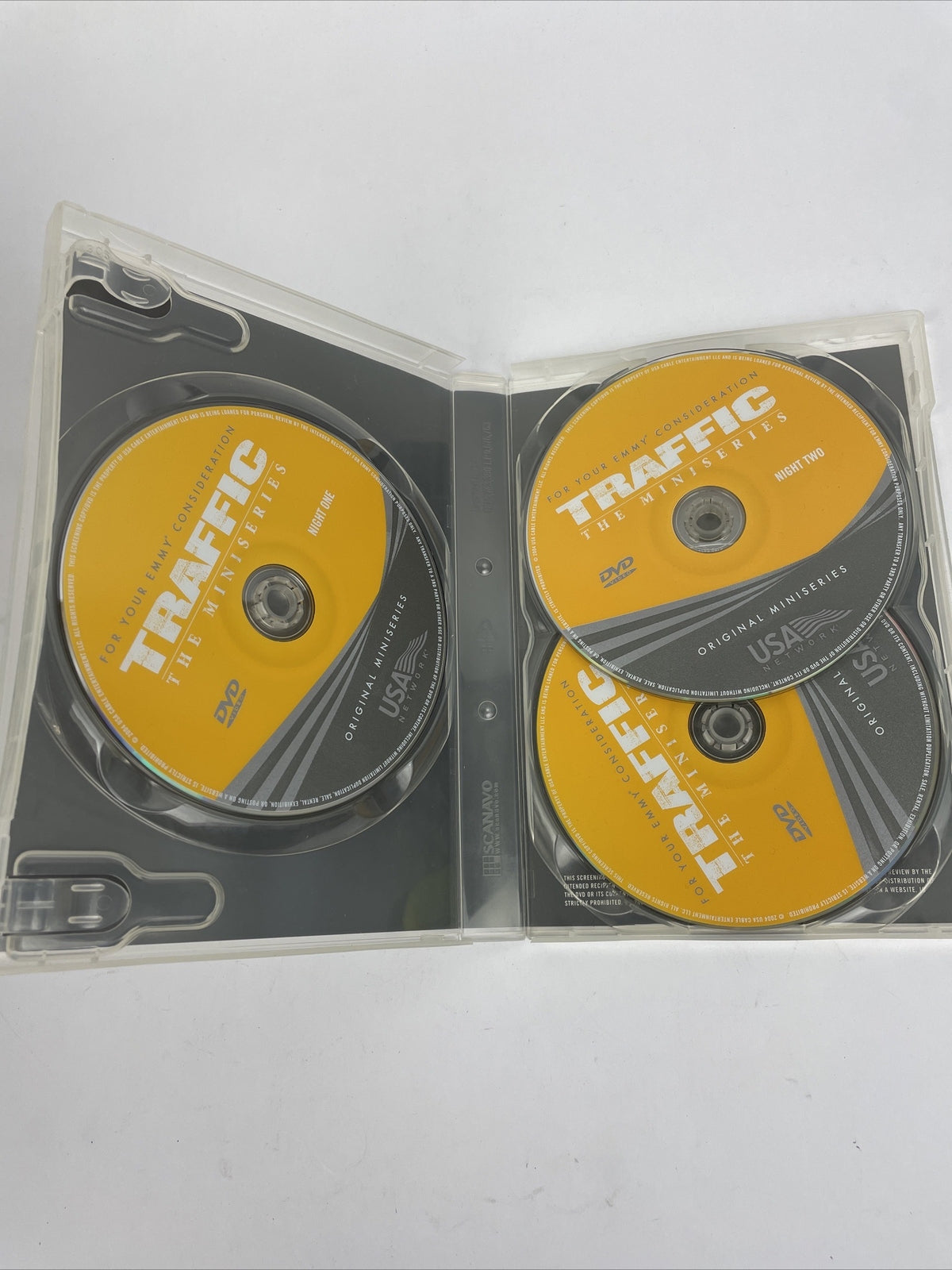 Traffic The Miniseries DVD 3 Disc Set Usa Network FYC Promo Screener Copy FYC