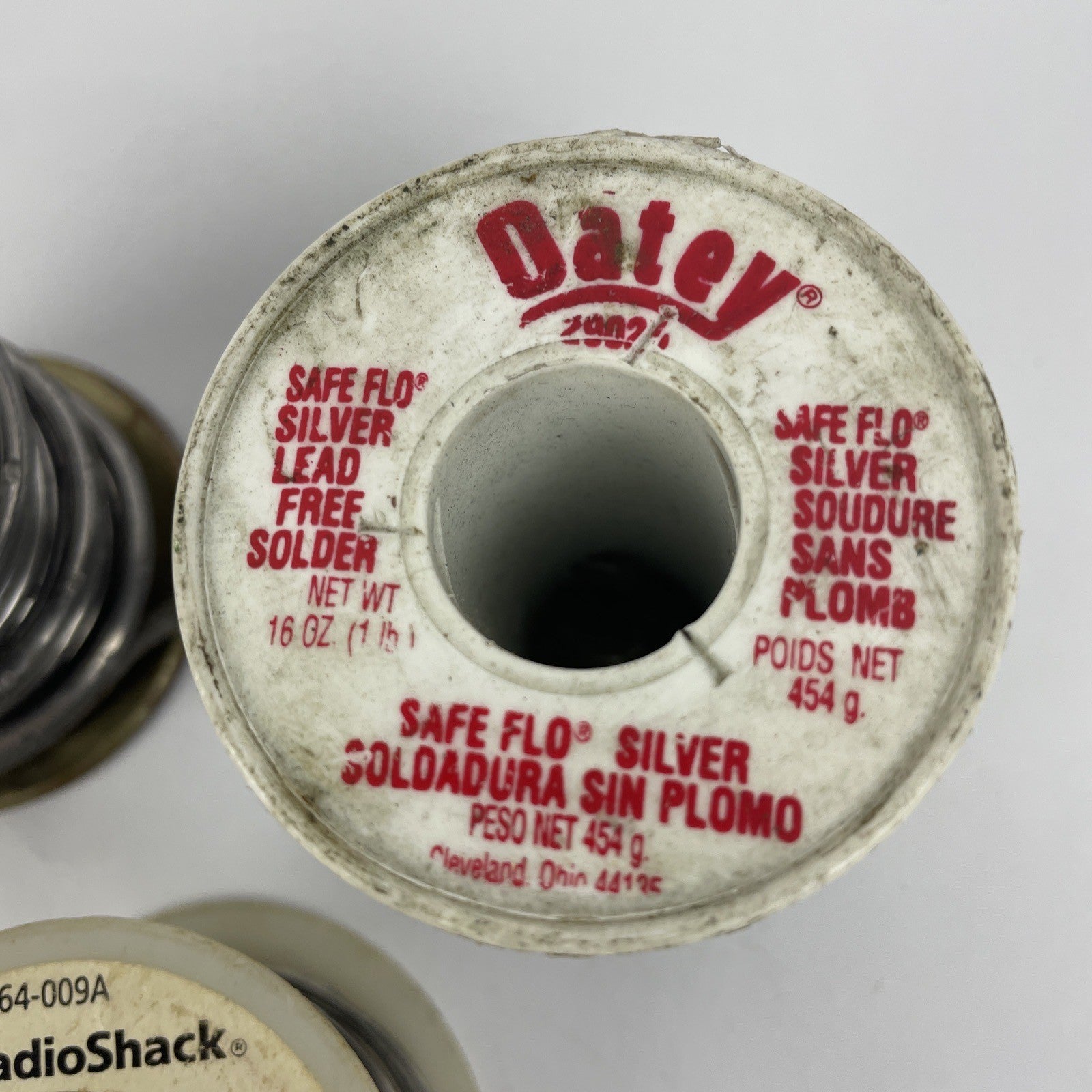 Alpha Oatey Safe Flo lead free plumbing wire solder with .032 rosin core solder