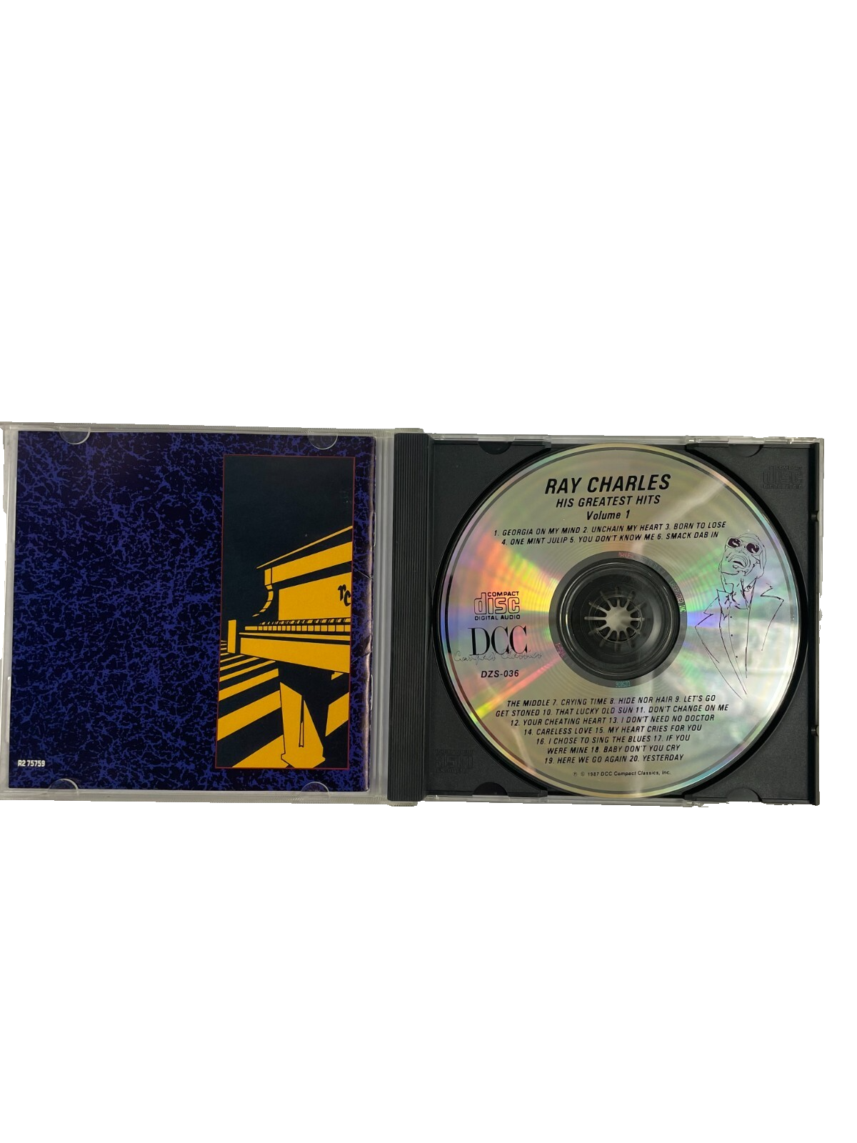 Ray Charles Inthology Greatest Hits Georgia On My Mind Unchain My Heart CD#14