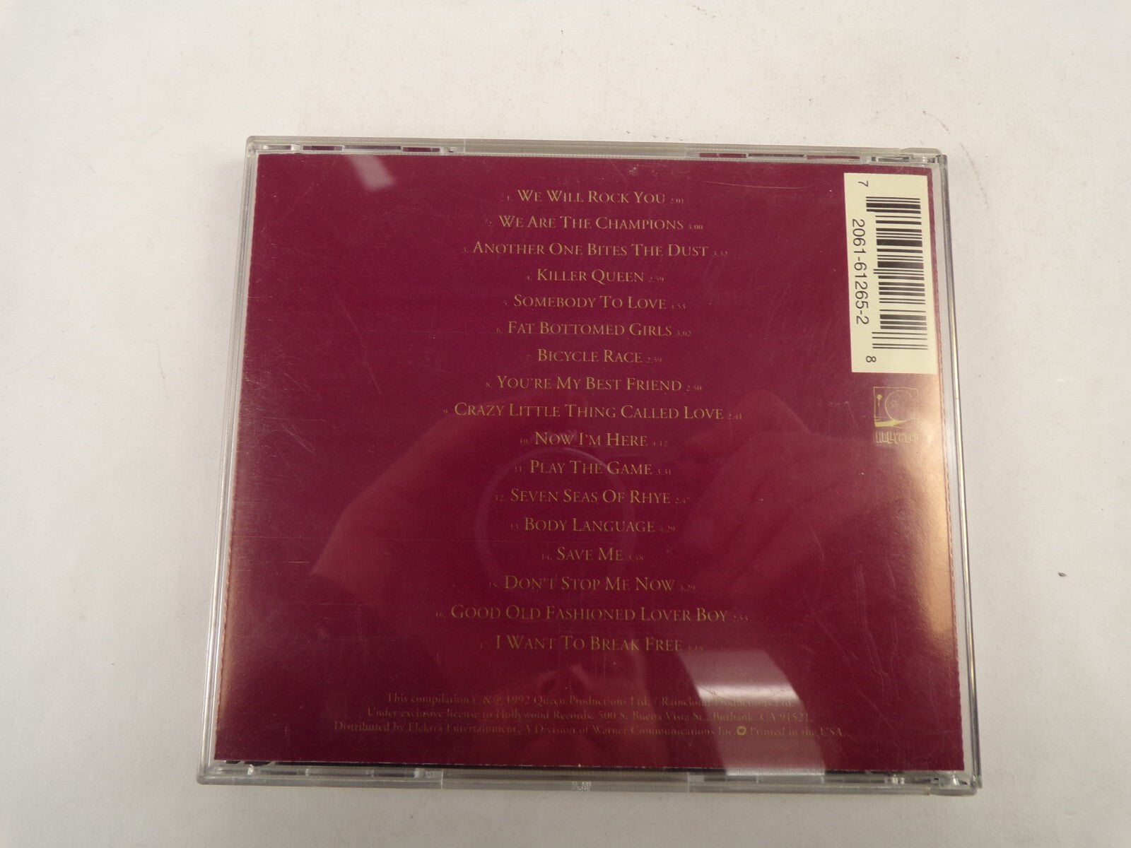 Queen Greatest Hits We will Rock You We Are The Champions CD#53
