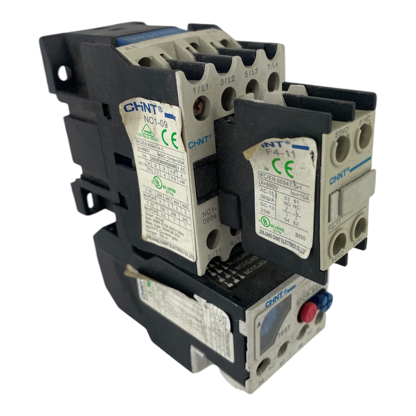 CHINT NC1-09 CONTACTOR NC1-0910 + F4-11 + NR2-25