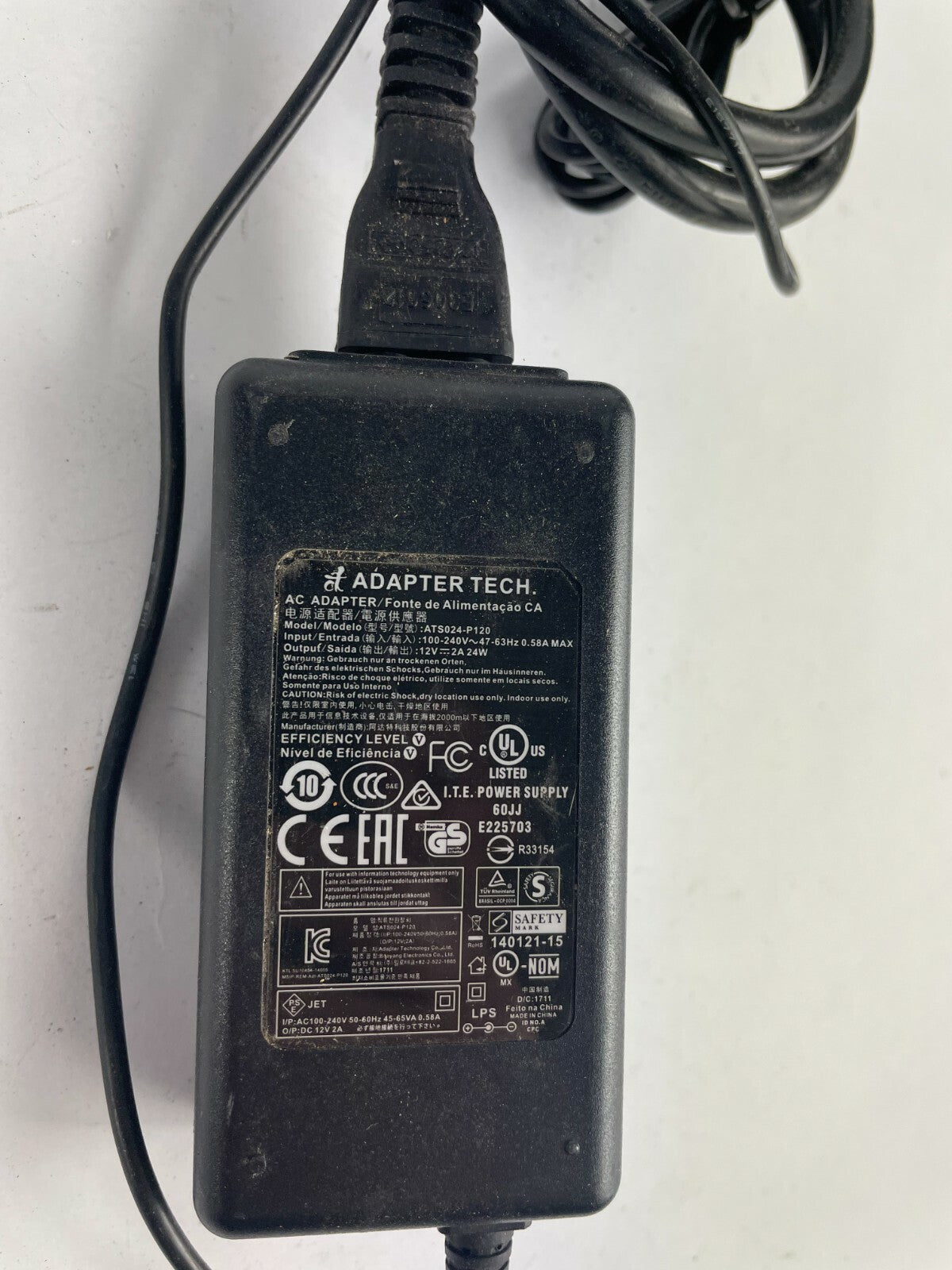Genuine ATS024-P120 Ac Adapter Output 12 V 2A 24W Power Supply Adapter A95 +