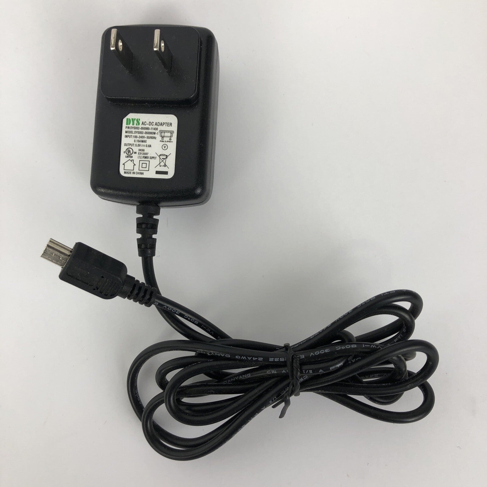DYS DYS052-050100-10414B AC-DC Adapter DYS052-050100W-1 A75