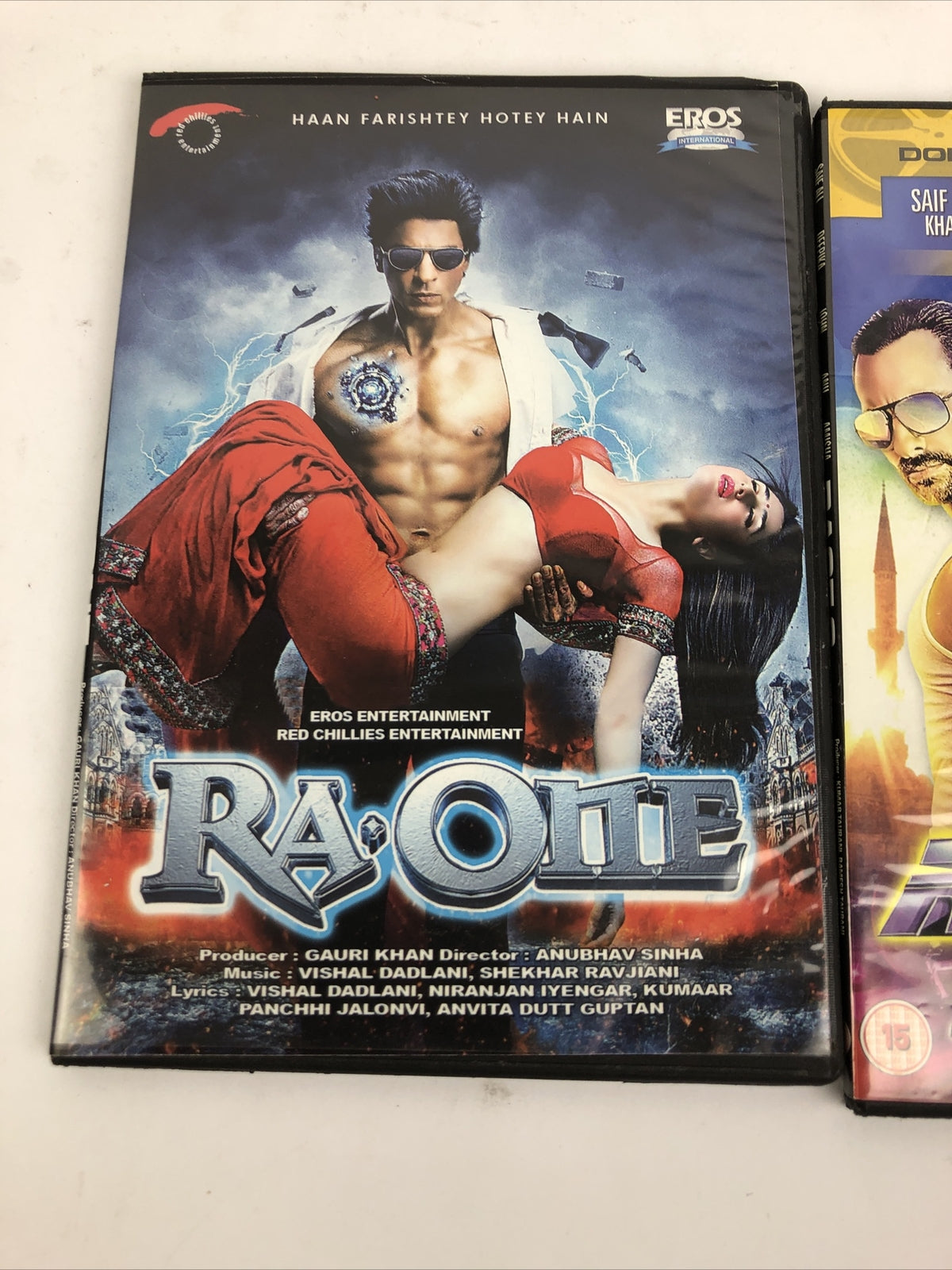 5 x BOLLYWOOD DVD Lot RA ONE, Race 2, Munna Bhai, EK THA TIGER, JAB TAK HAI JAAN
