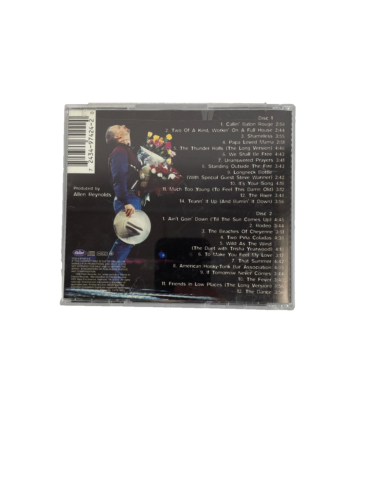 Garth Brooks – Double Live Callin' Baton Rouge Papa Loved Mama The River CD#29