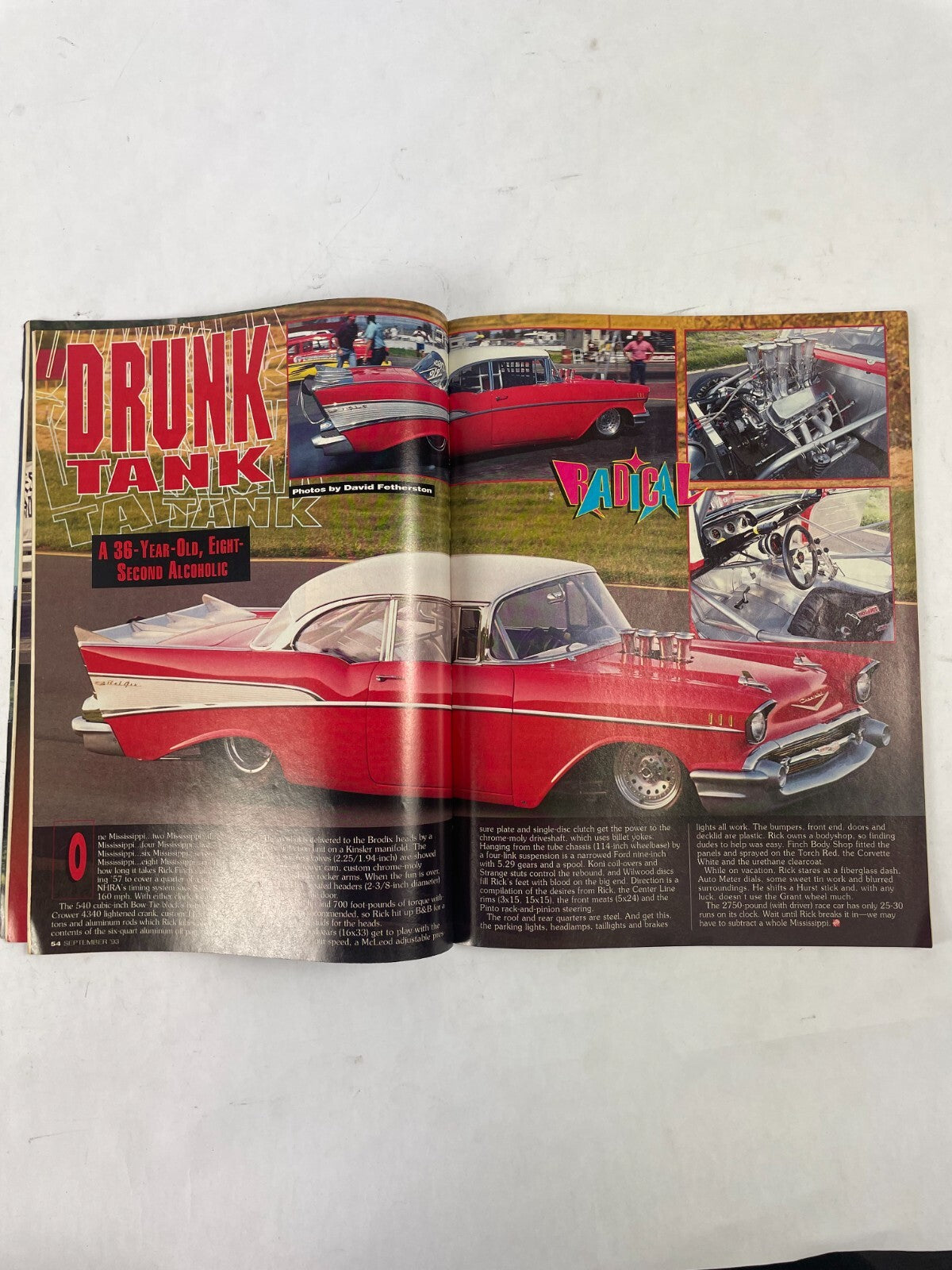 September 1993 Hot Rodding Magazinee Radical The Kings Of Quick - On The Street