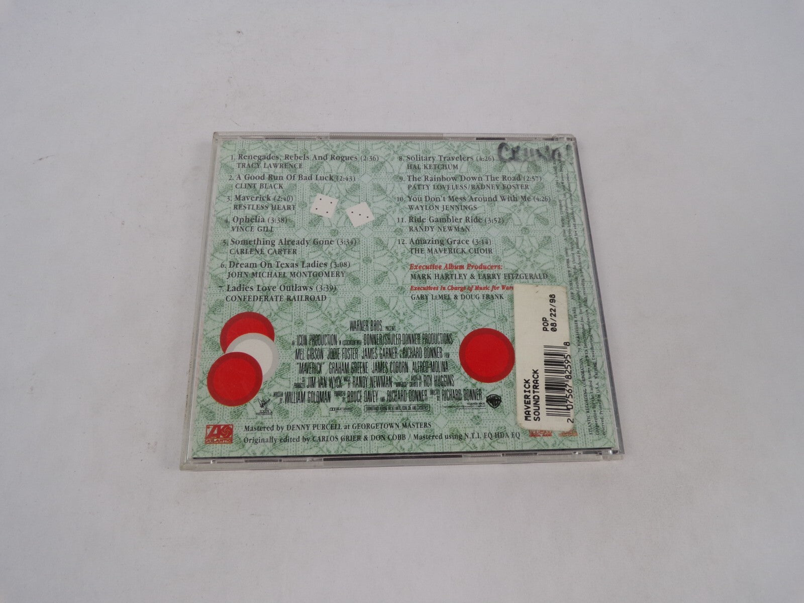 Maverick The Soundtrack Renegades, Rebels And Rogues Tracy Lawrence A Good CD#71