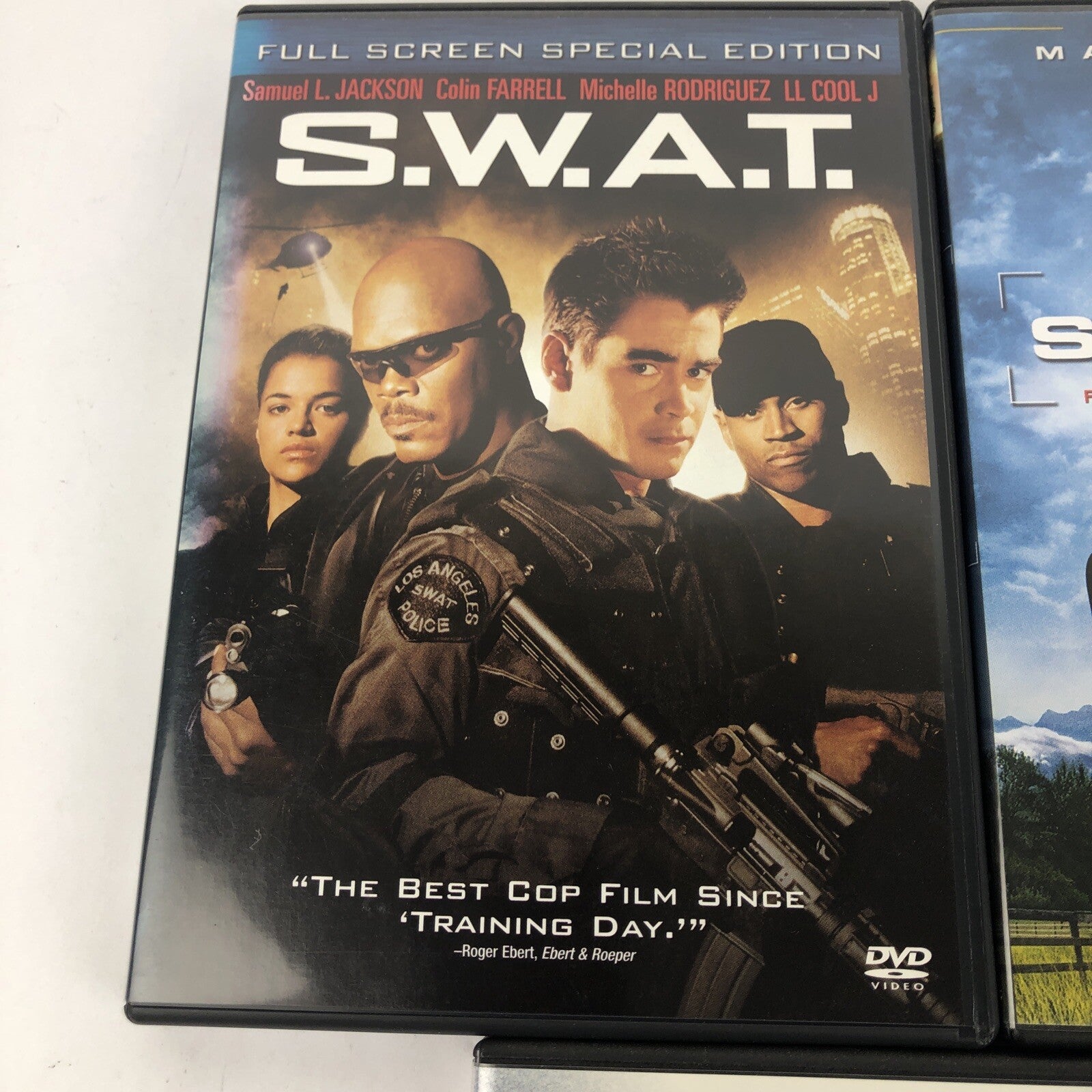 Action Lot 3 of DVD’s Miami Vice , S.W.A.T Collin Farrell, Shooter Mark Wahlburg
