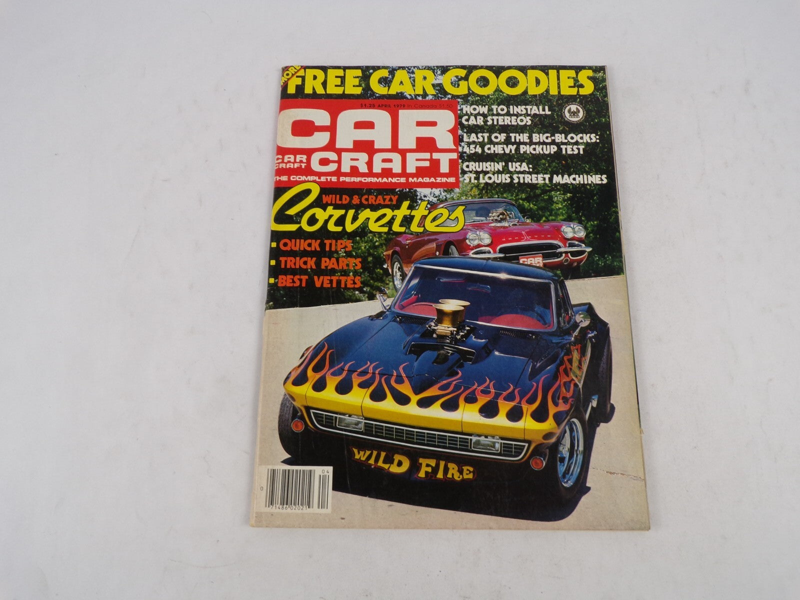 April 1979 Car Craft Wild & Crazy Corvettes Free Car Goodies Quick Tips Trick Pa