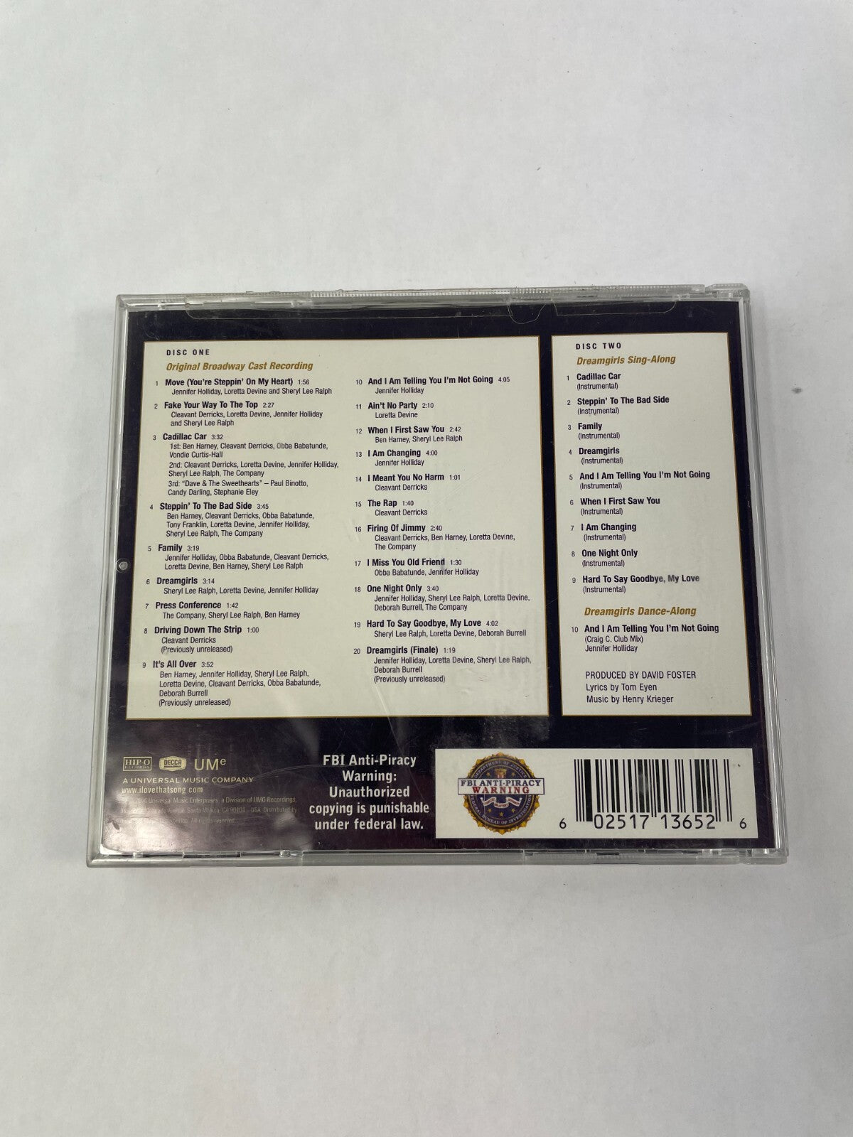 Dreamgirls Move Fake Your Way To The Top Cadillac Car Steppin To The Bad CD#73