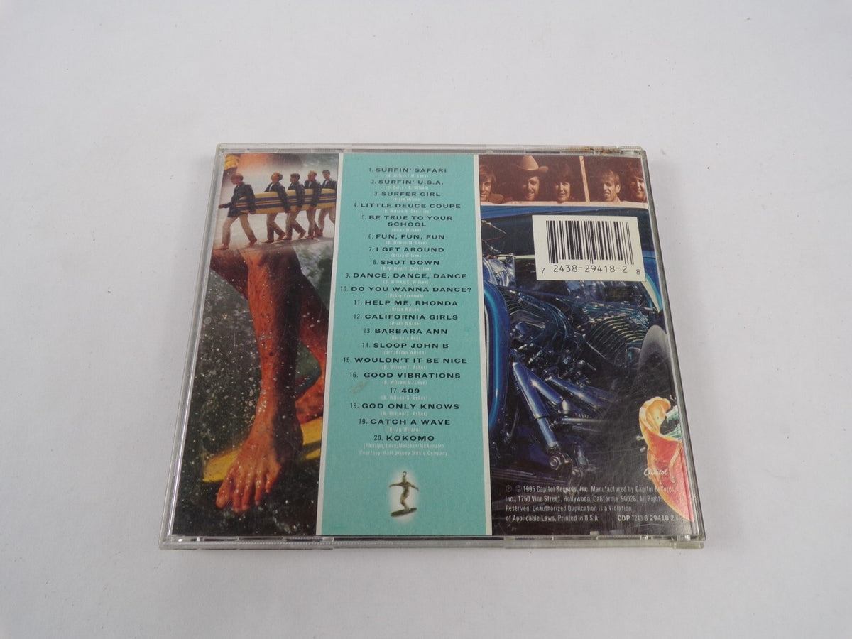 The Greatest Hits The Beach Boys 20 Good Vibrations Surfin Safari Little CD#46