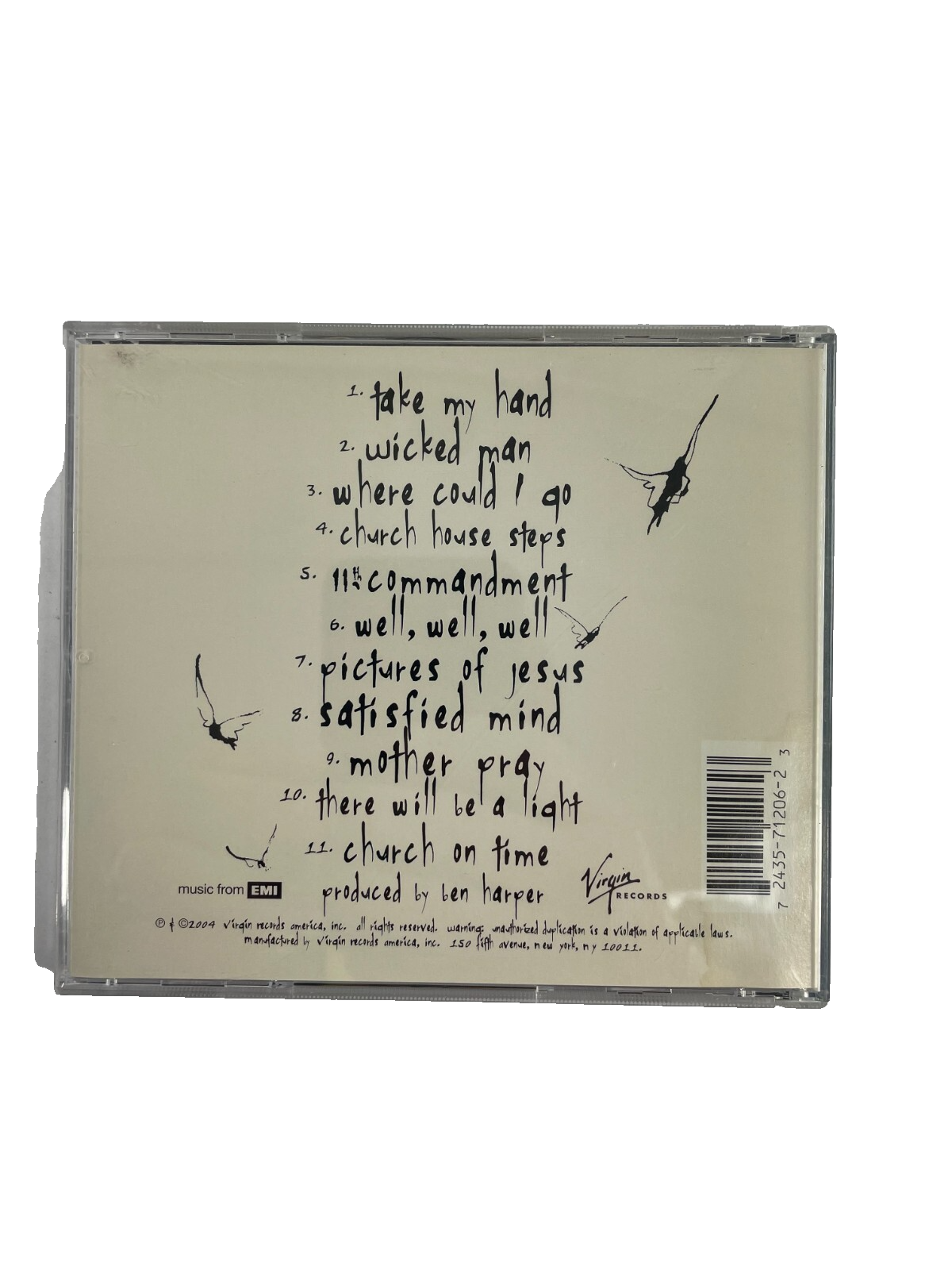 Ben Harper and The Blind Boys of Alabama There Will Be A Light Wicked Man CD#10
