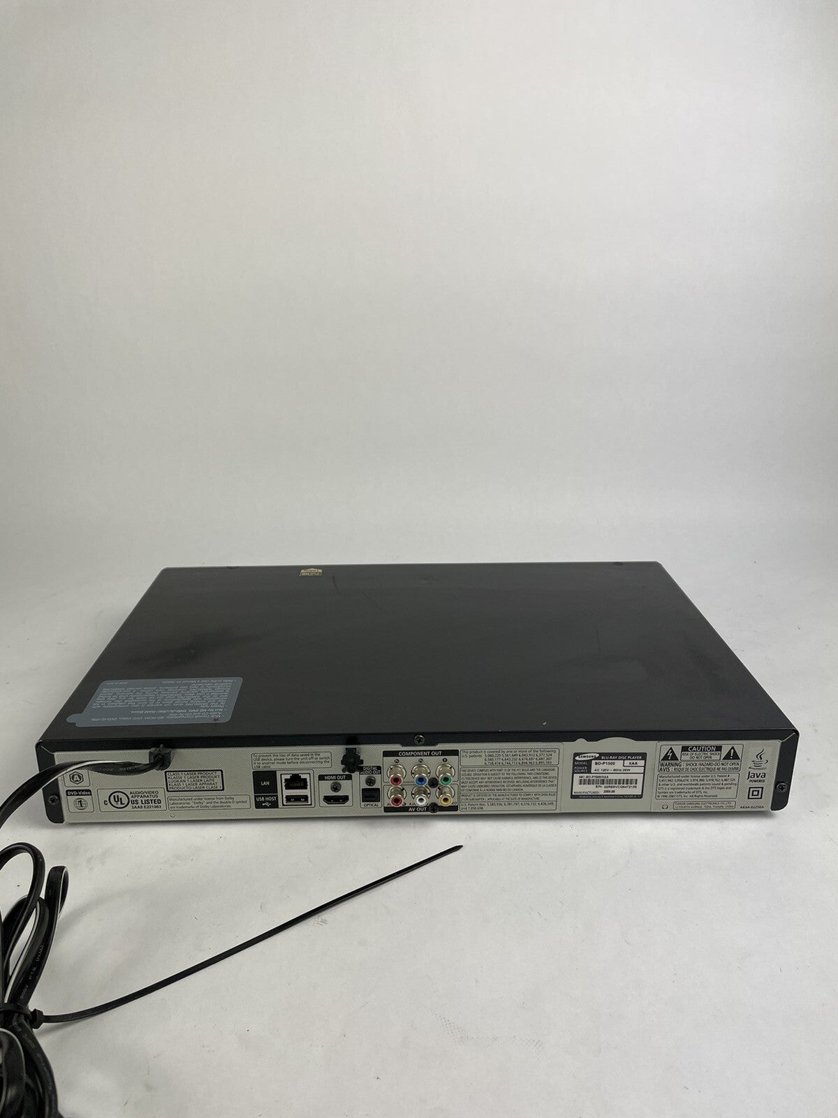 Samsung Blu-Ray Disc Player BD-P1500 1080p HDMI Black No Remote TESTED WORKING