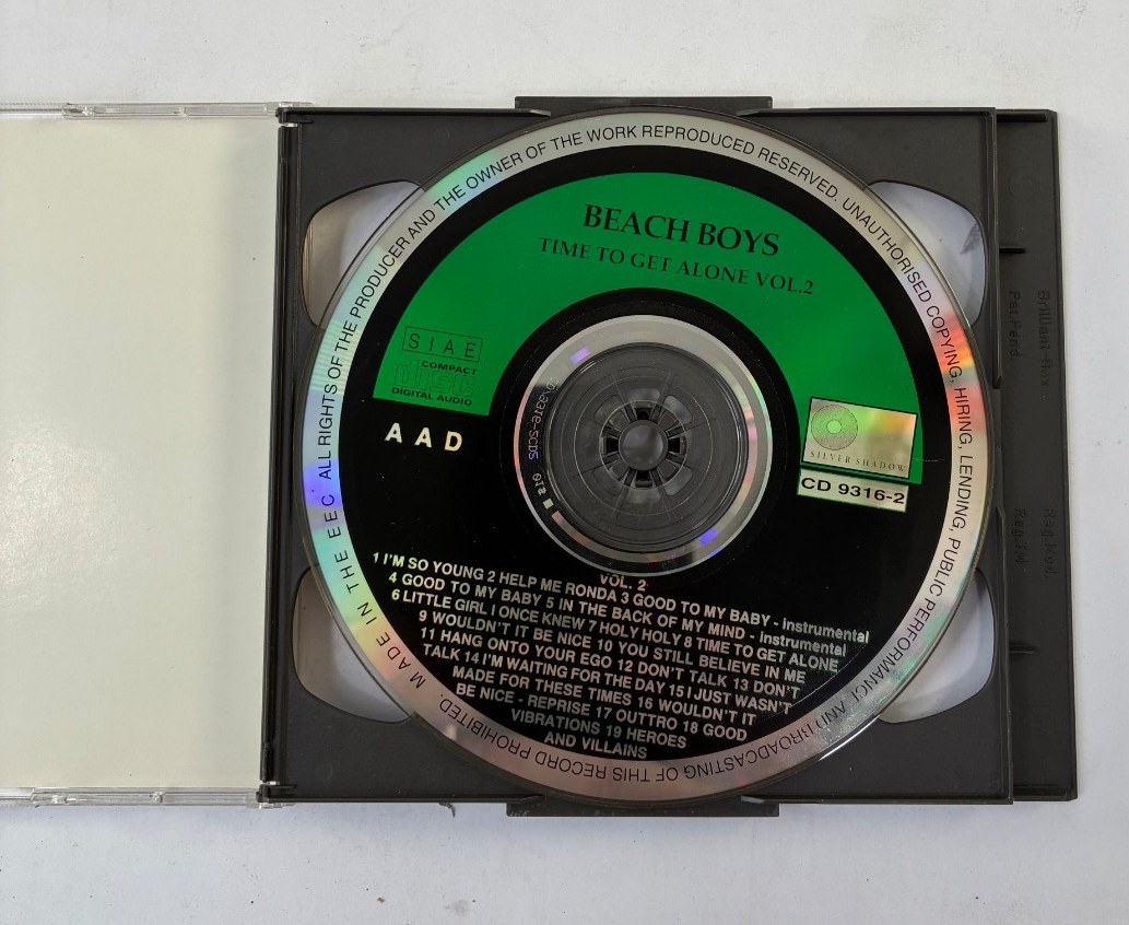 Time To Get Alone Beach Boys Silver Shadow Records CD 1993