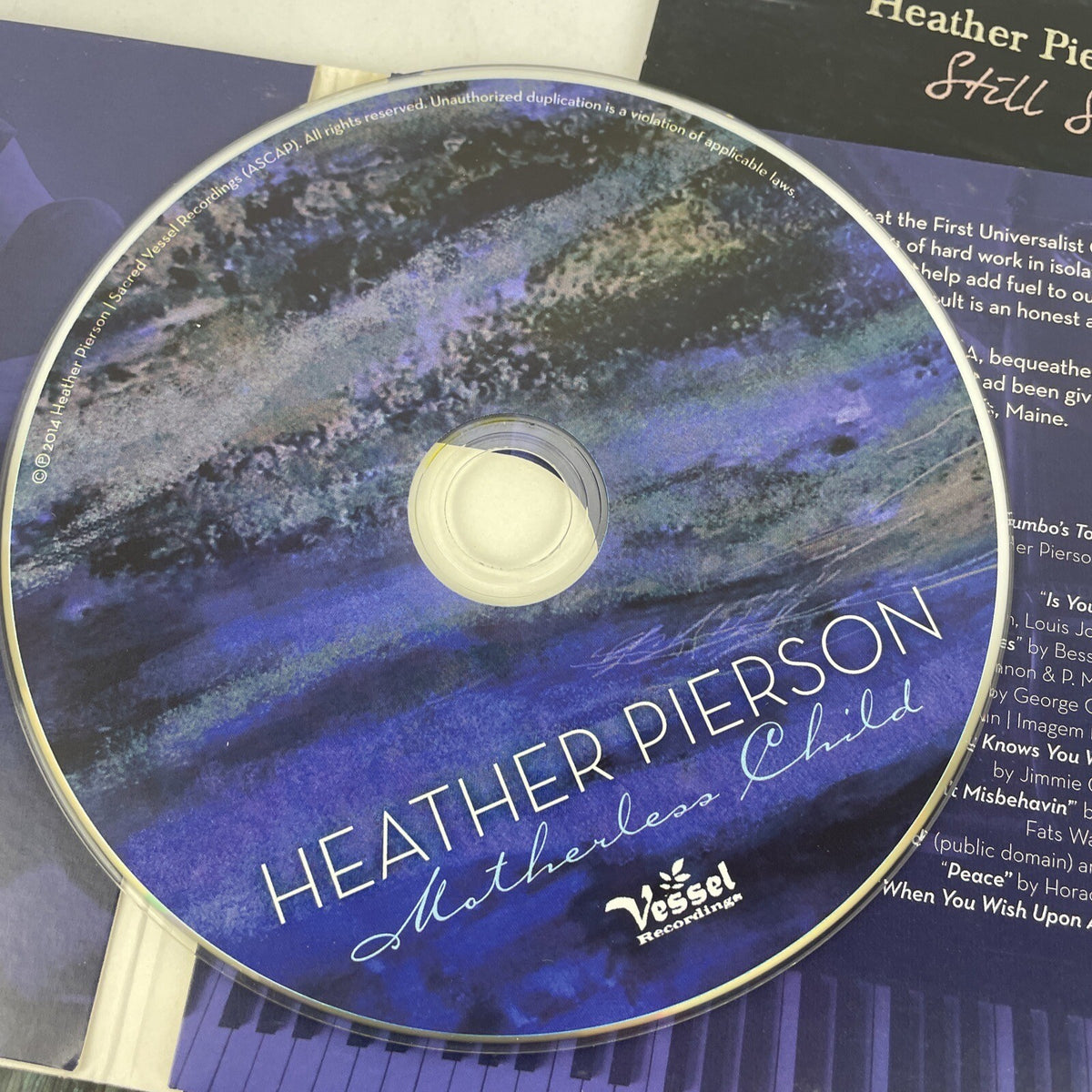 3 x HEATHER PIERSON Audio CD Lot - Motherless Child - Still She Will Fly - THWOL