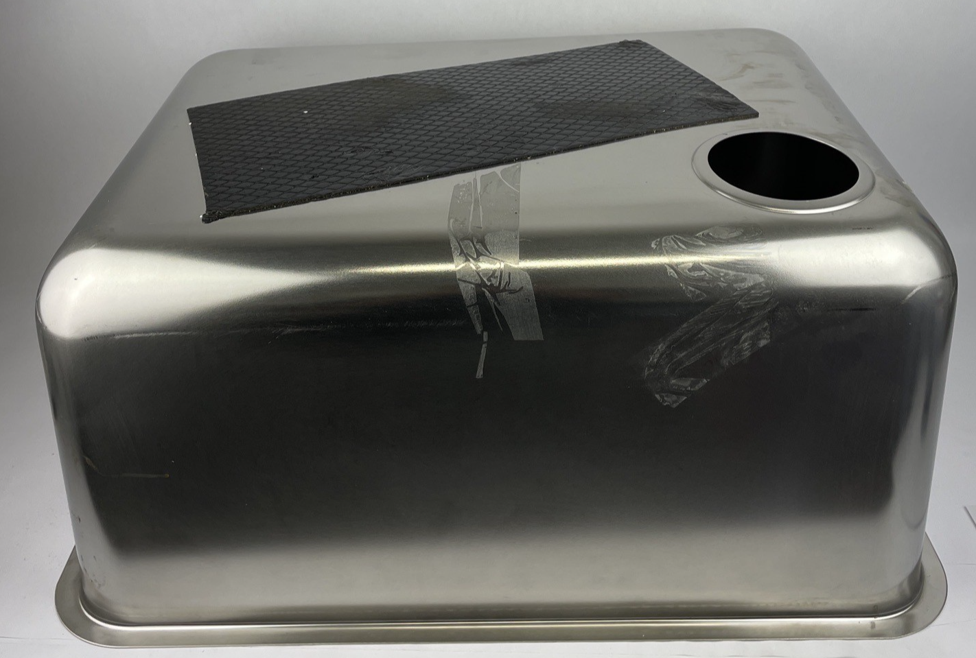 X - Large Stainless Steel Single Bowl Rectangle Under-mount Kitchen Sink ID