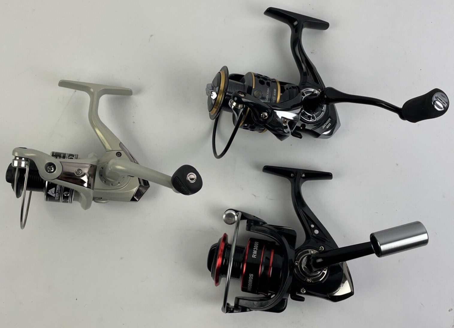 3 x Angry Fish Proberos + Spinning Reel 5.2:1 High Speed Salt/Freshwater Reel